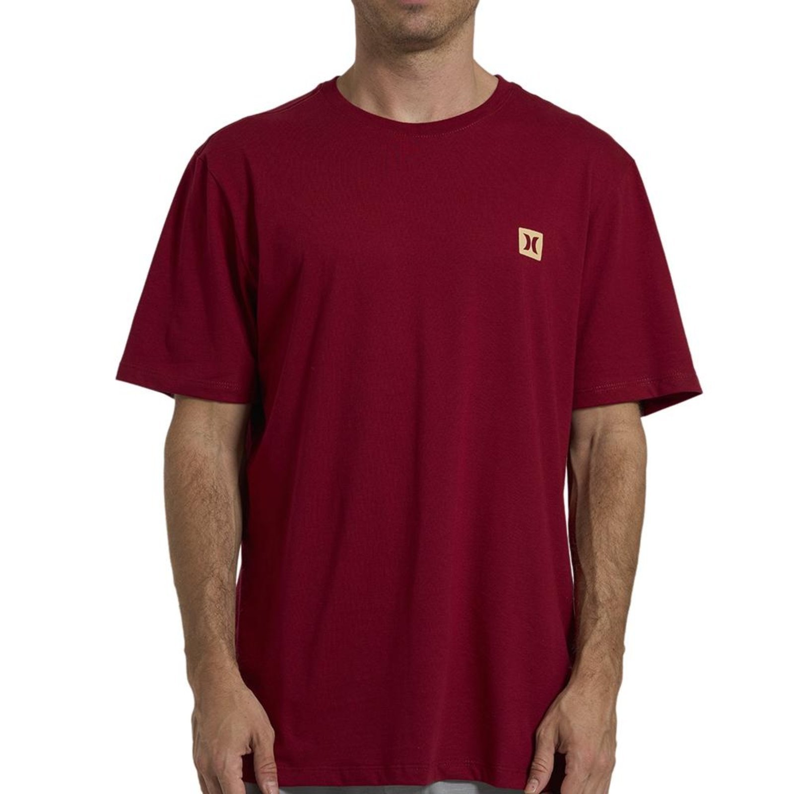 Camiseta Hurley Mini Icon Over WT26 Masculina Vinho