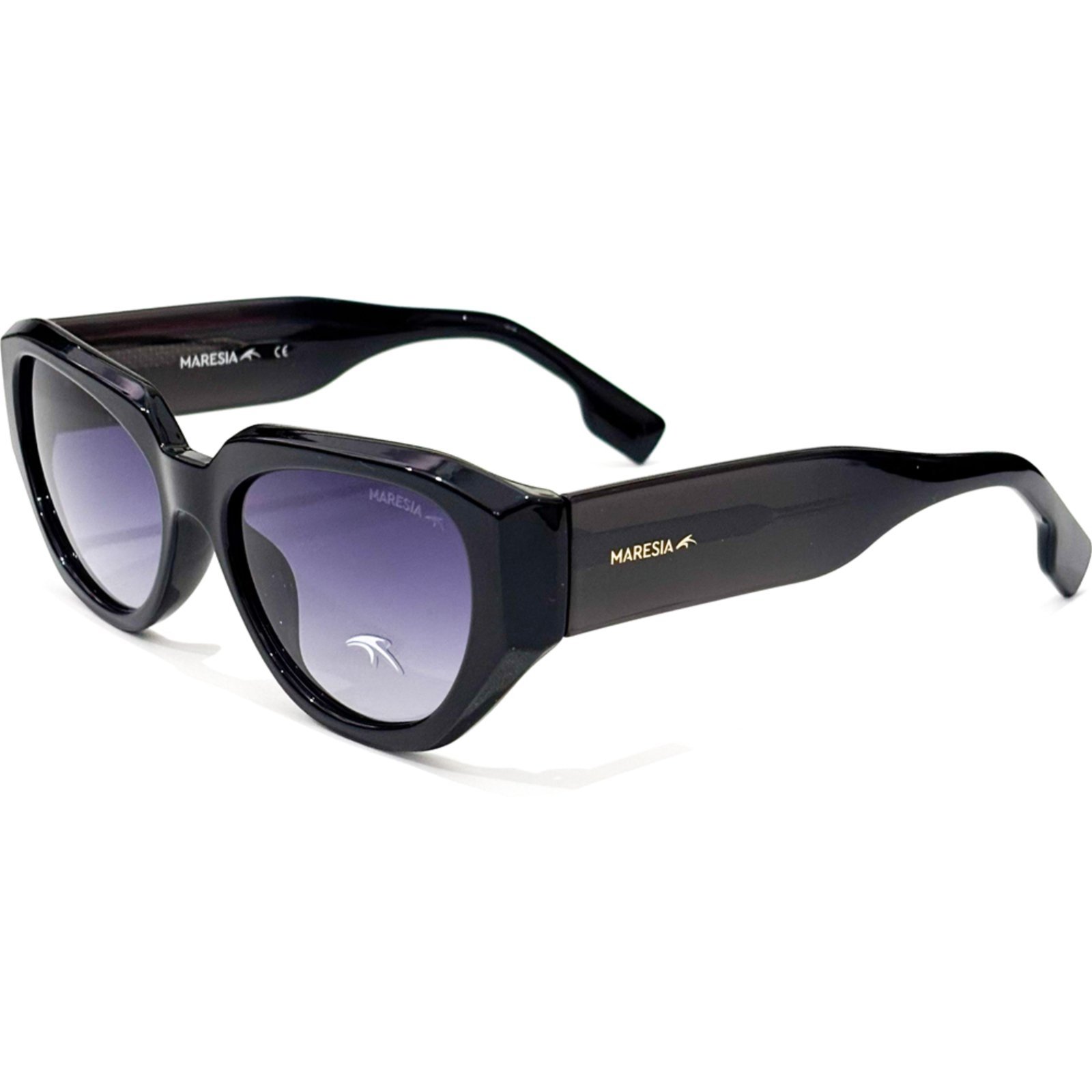 Vista 2 Óculos de Sol Maresia MRS006 C100 Feminino preto preto