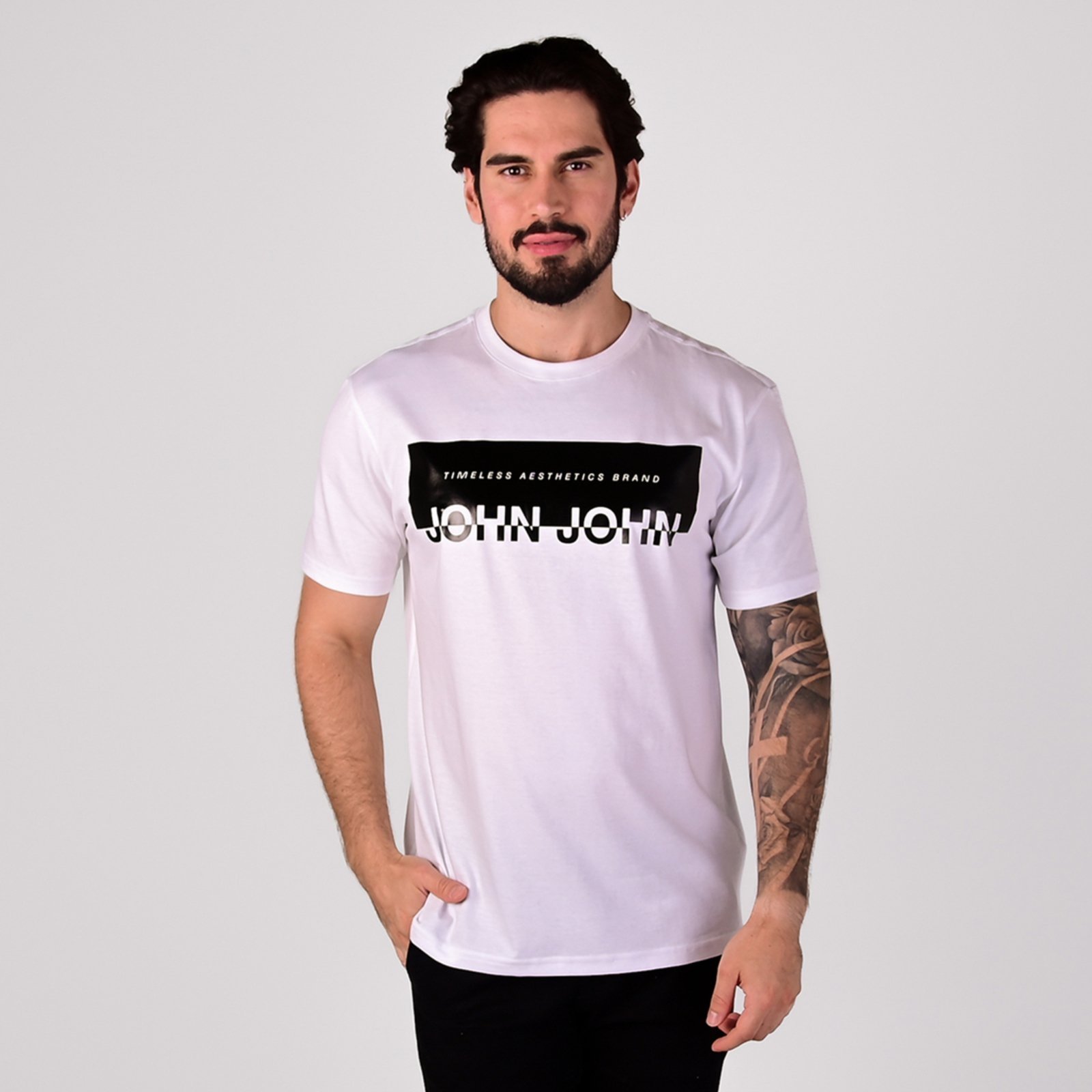 Camiseta John John Double Cut Branca