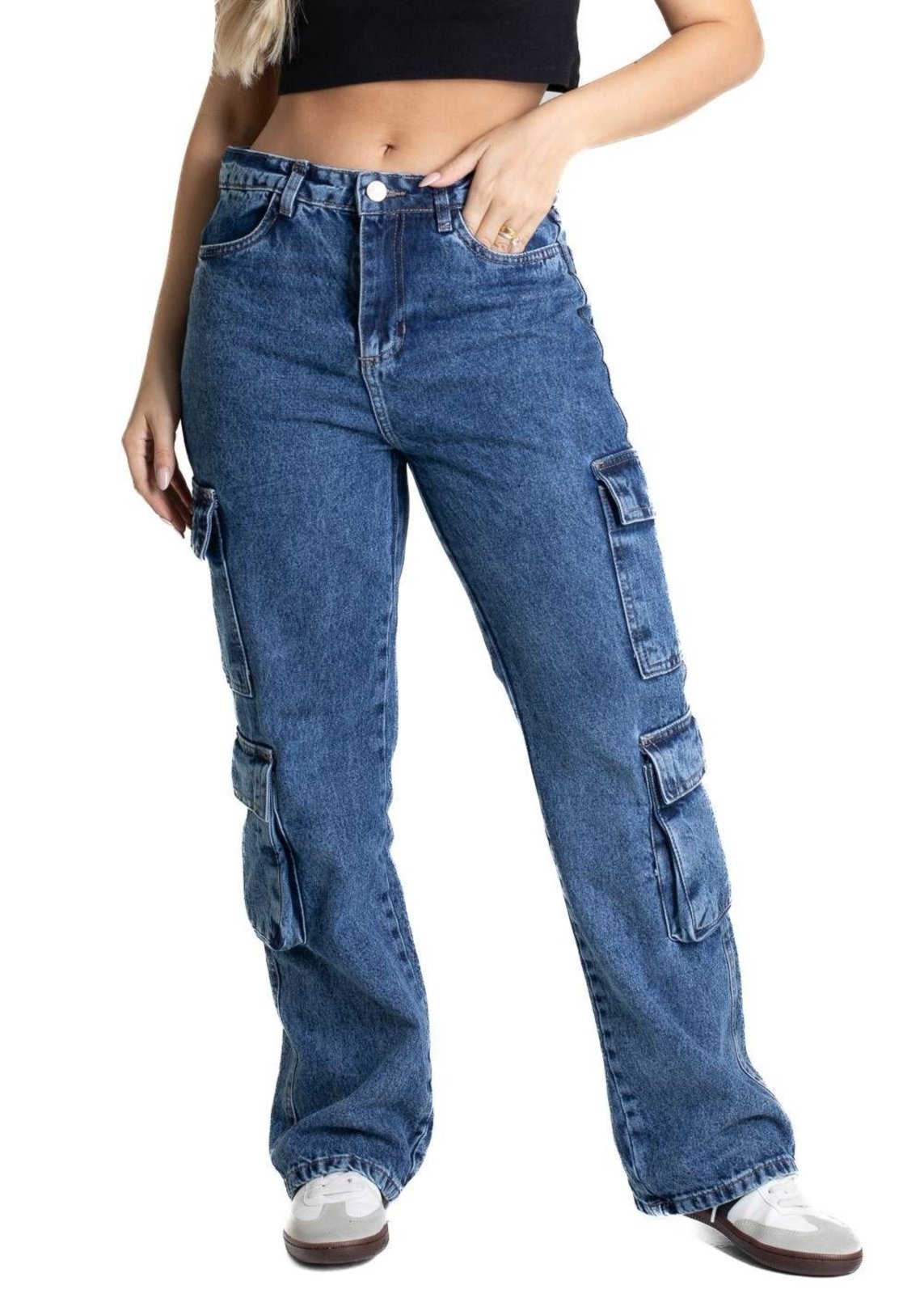 Calça Jeans Sawary Reta Petit – 280599 – Azul – Sawary