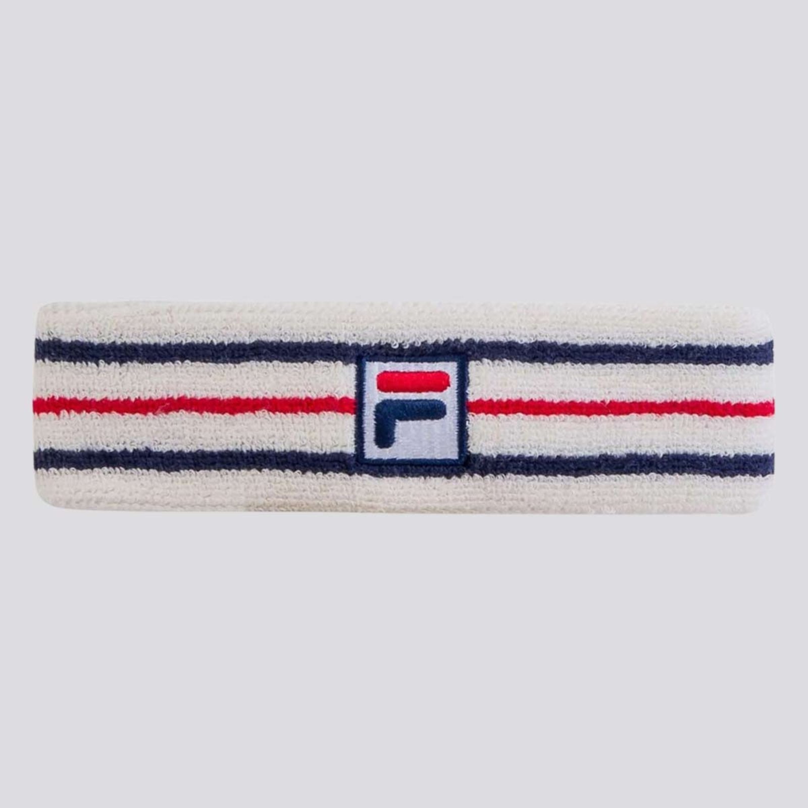 Testeira Fila Vintage Off white e Marinho