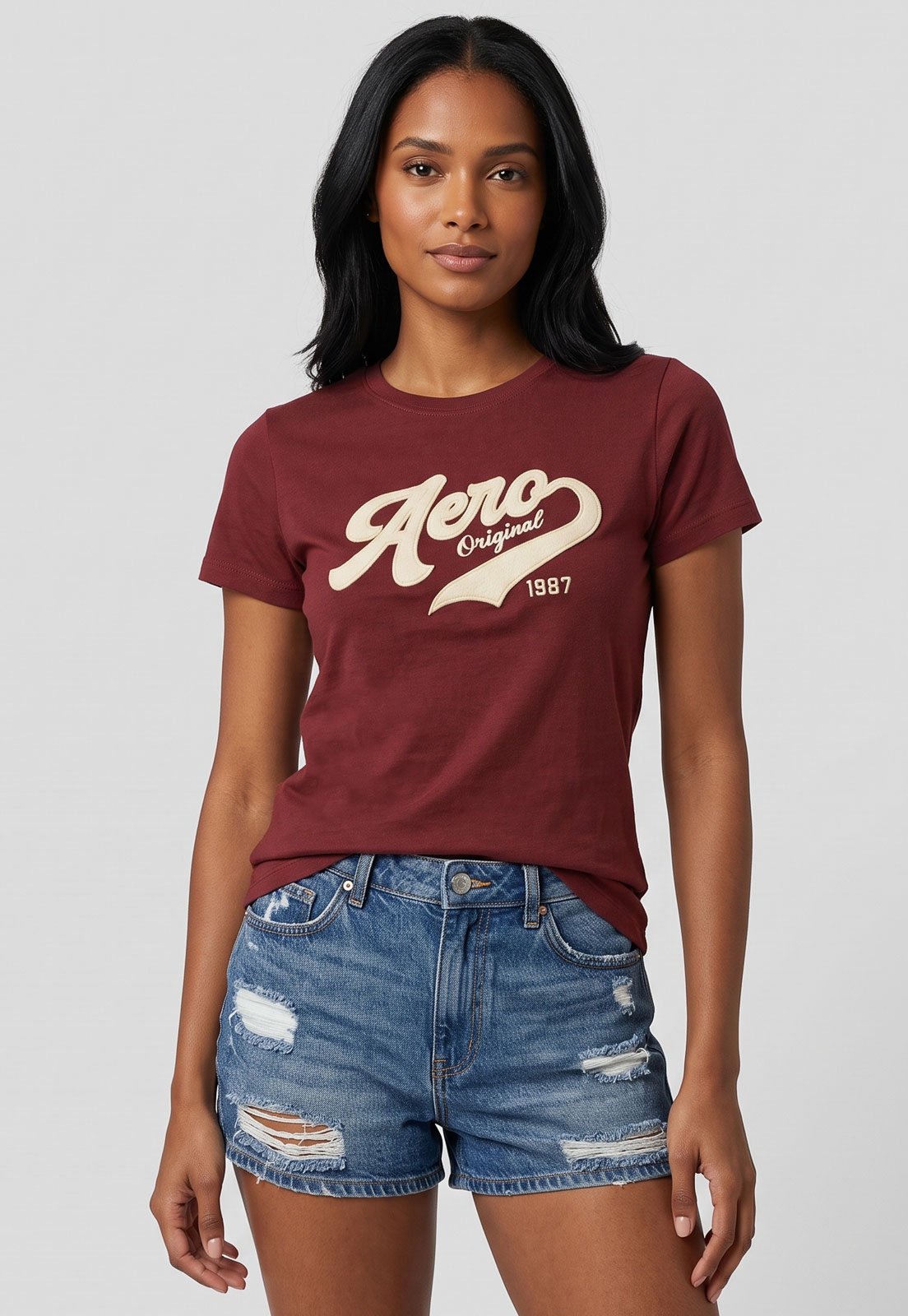 Camiseta Feminina Aeropostale Bordado — foto 5