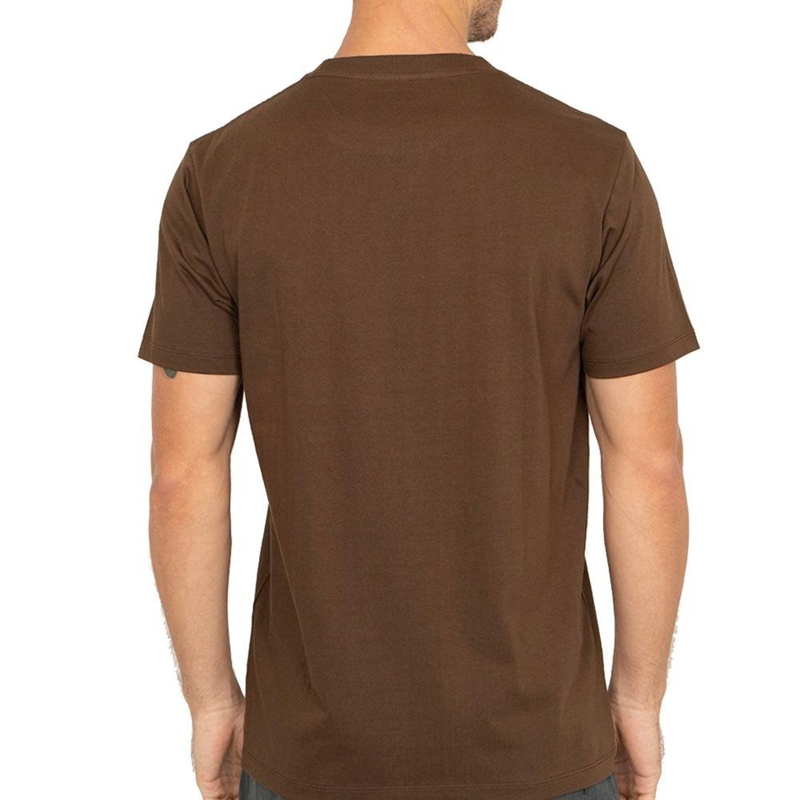 Camiseta Quiksilver Embroidery WT26 Masculina Marrom