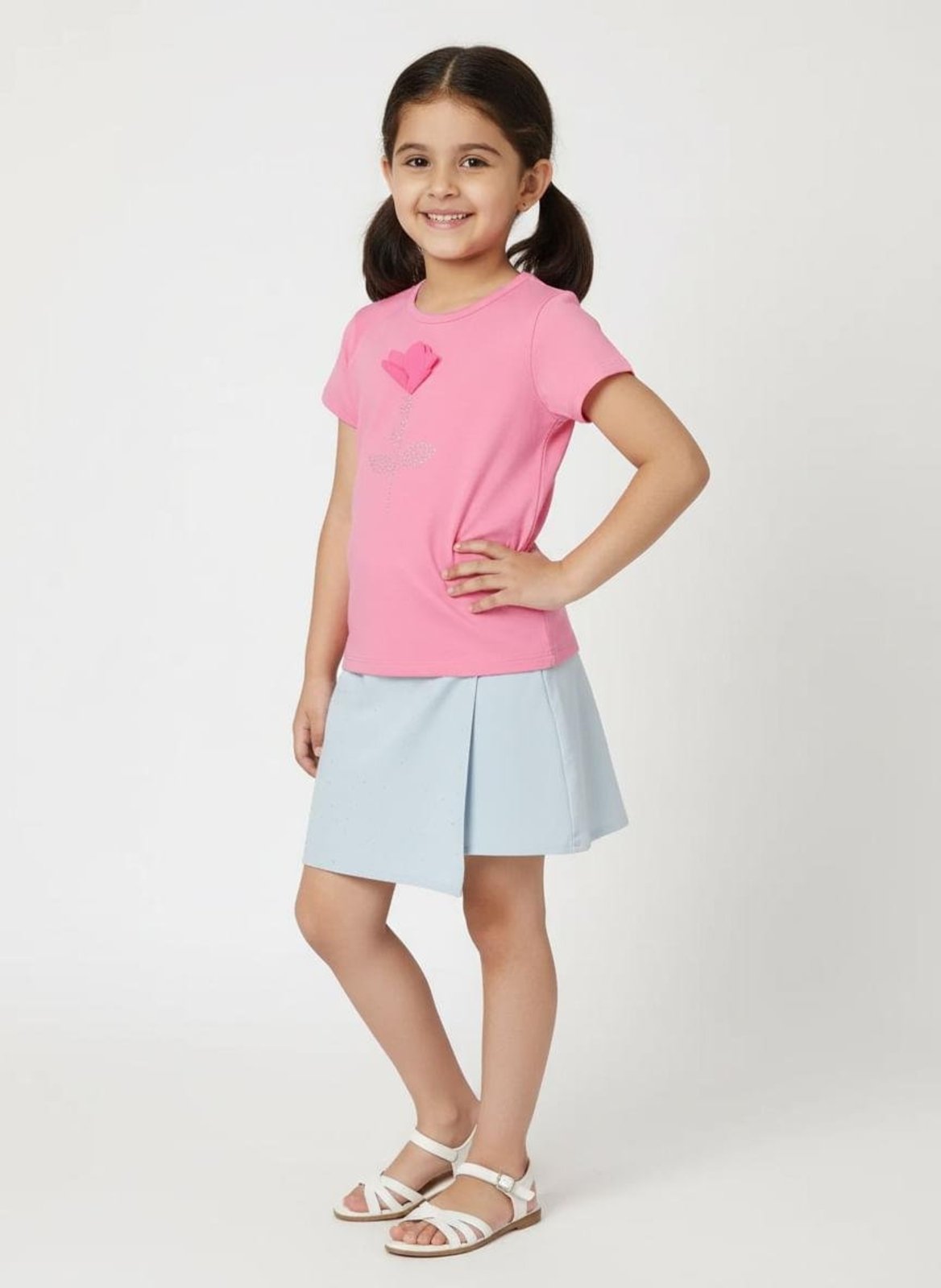 Infantil - Conjunto Curto Para Menina - ROSA