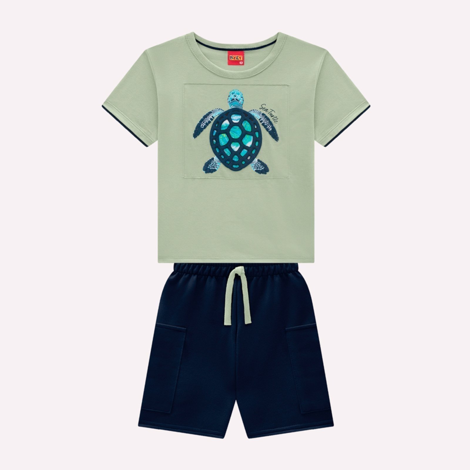 Infantil - Conjunto Menino Tartaruga Kyly