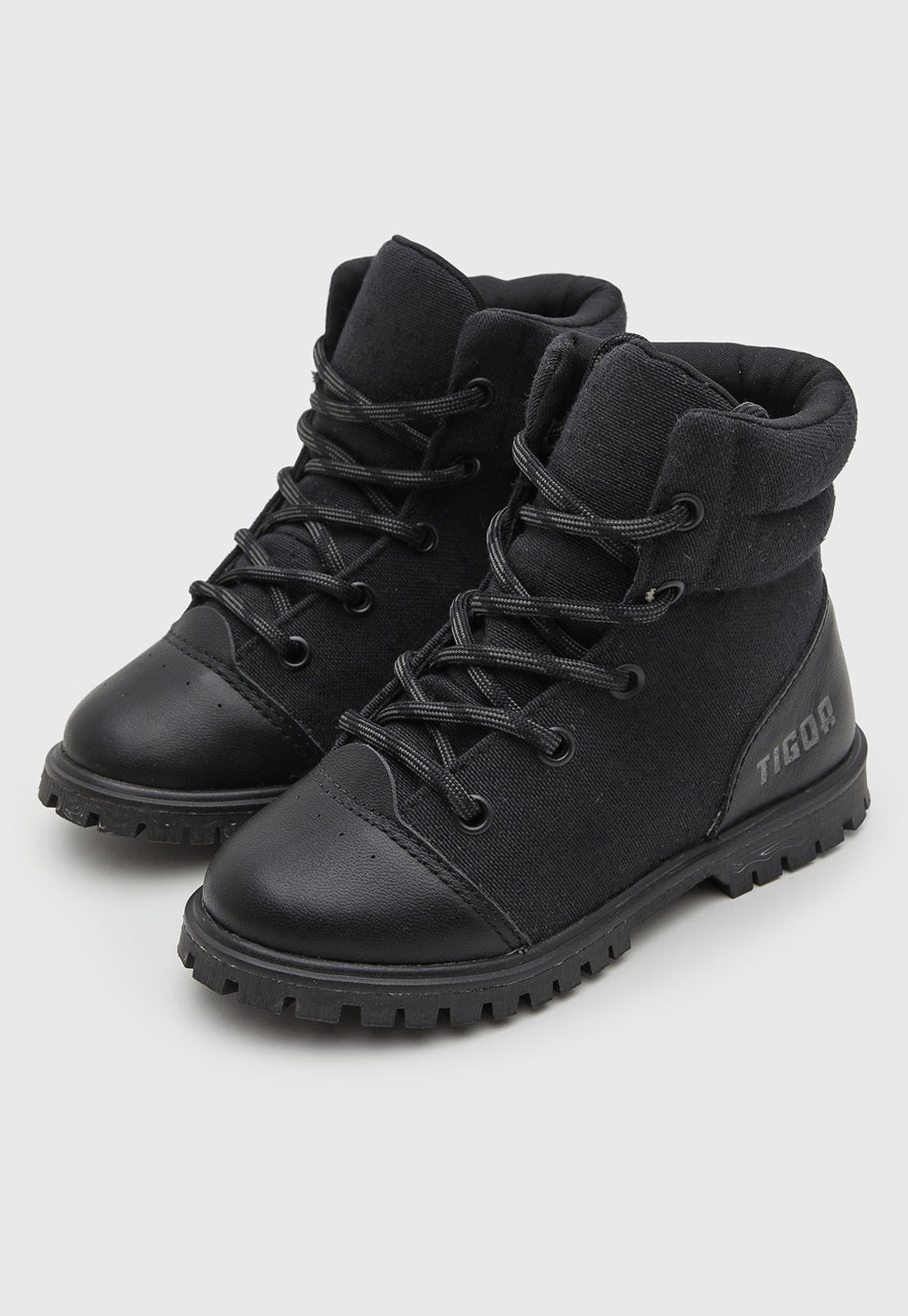Infantil - Bota Tigor T. Tigre Cano Baixo Preto