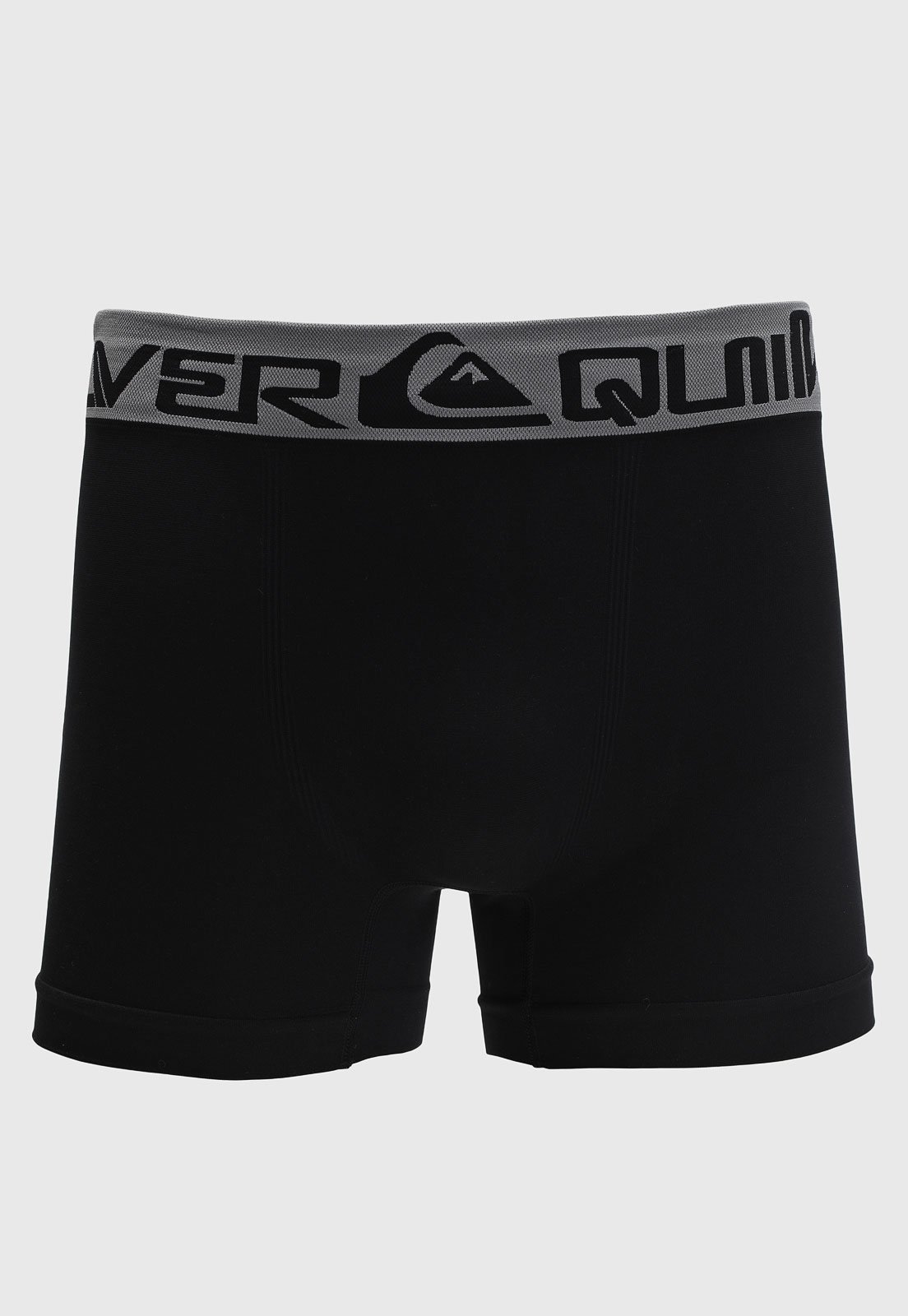 Kit 6pçs Cueca Quiksilver Boxer Cós Largo Seamless Preta