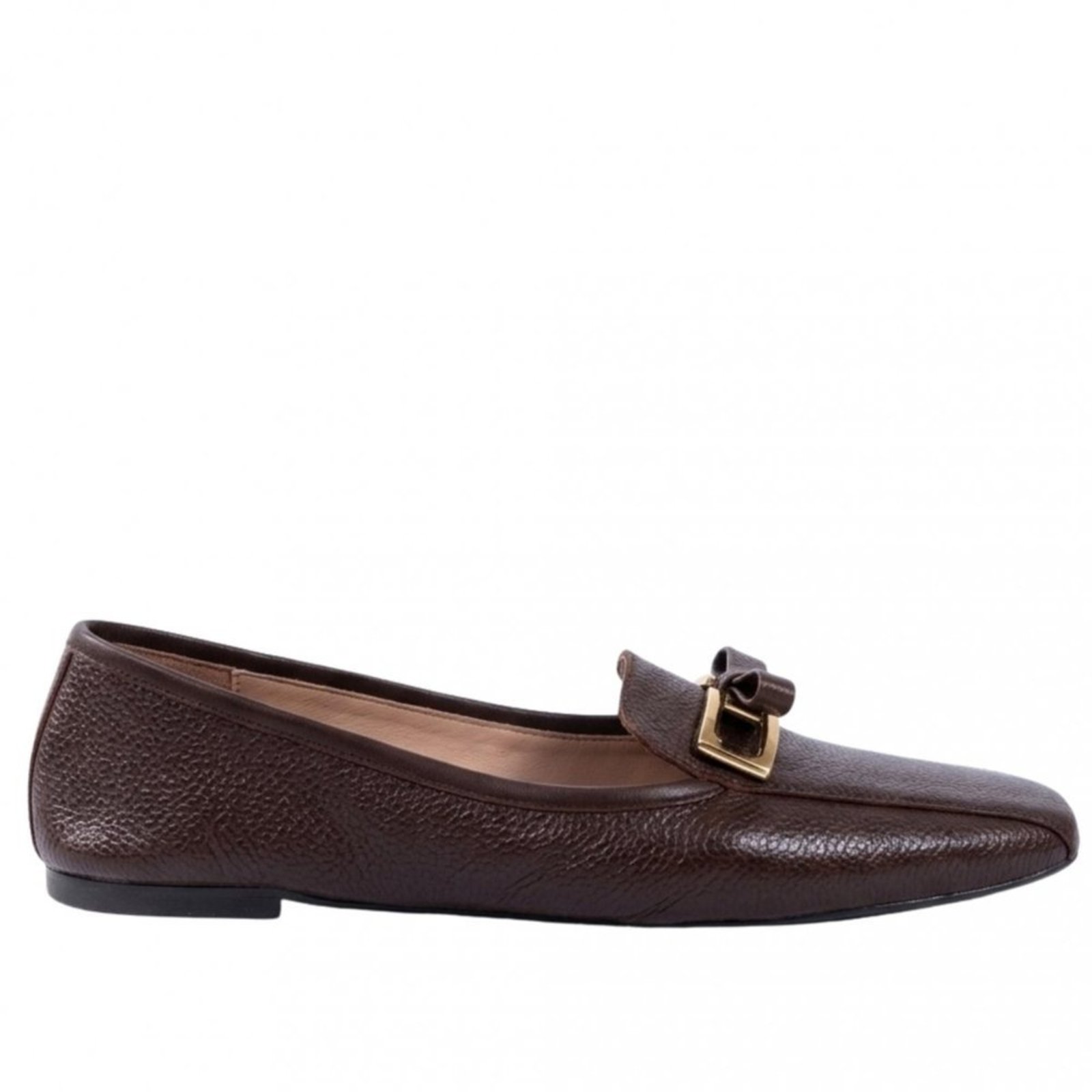 Loafer Feminino com Detalhe Metálico Zariff 142091 Zariff Marrom