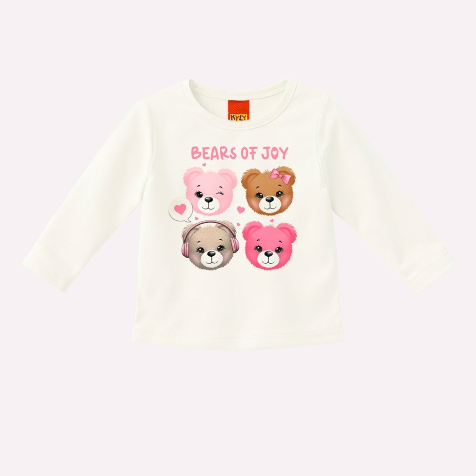 Infantil - Blusa Menina Ursinhos Kyly