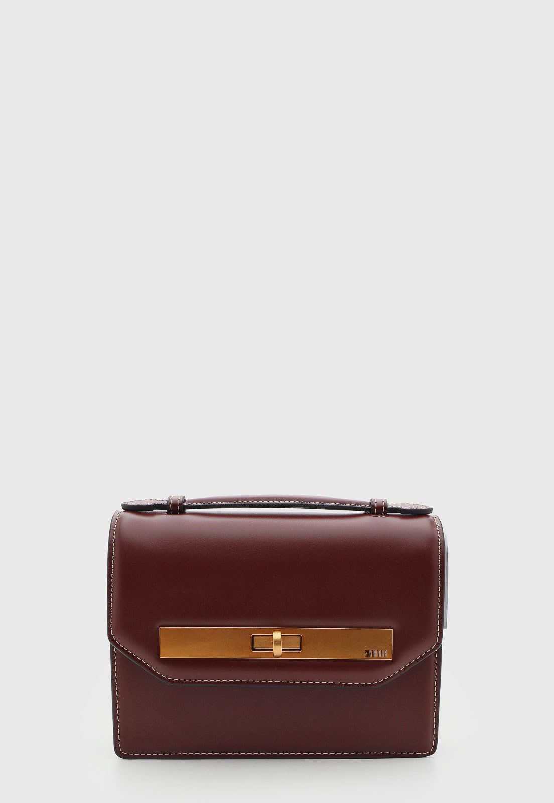 Bolsa Feminina Santa Lolla Média Poliuretano Vinho