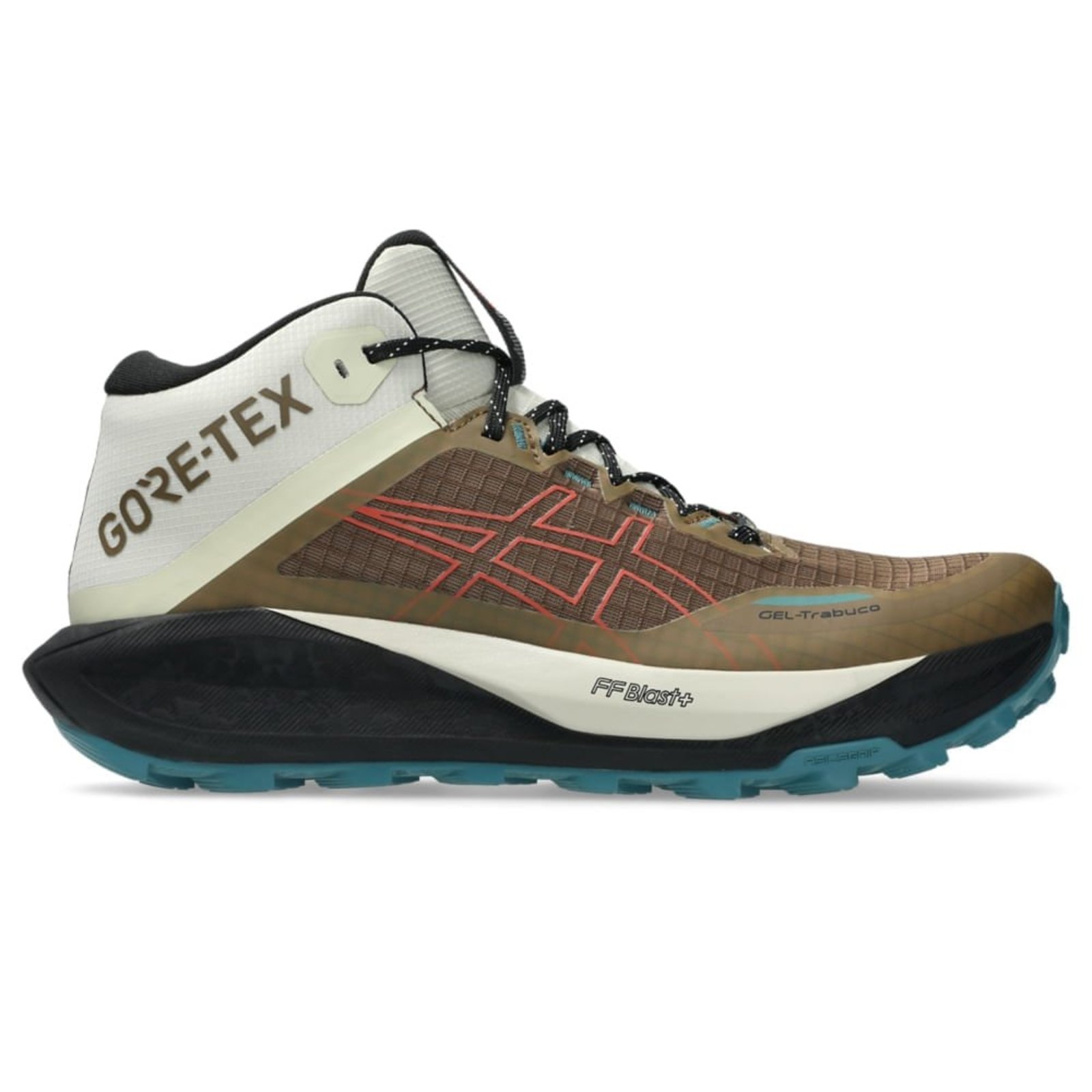 Tênis ASICS GEL-Trabuco MT Gtx - Masculino - Marrom/Vermelho