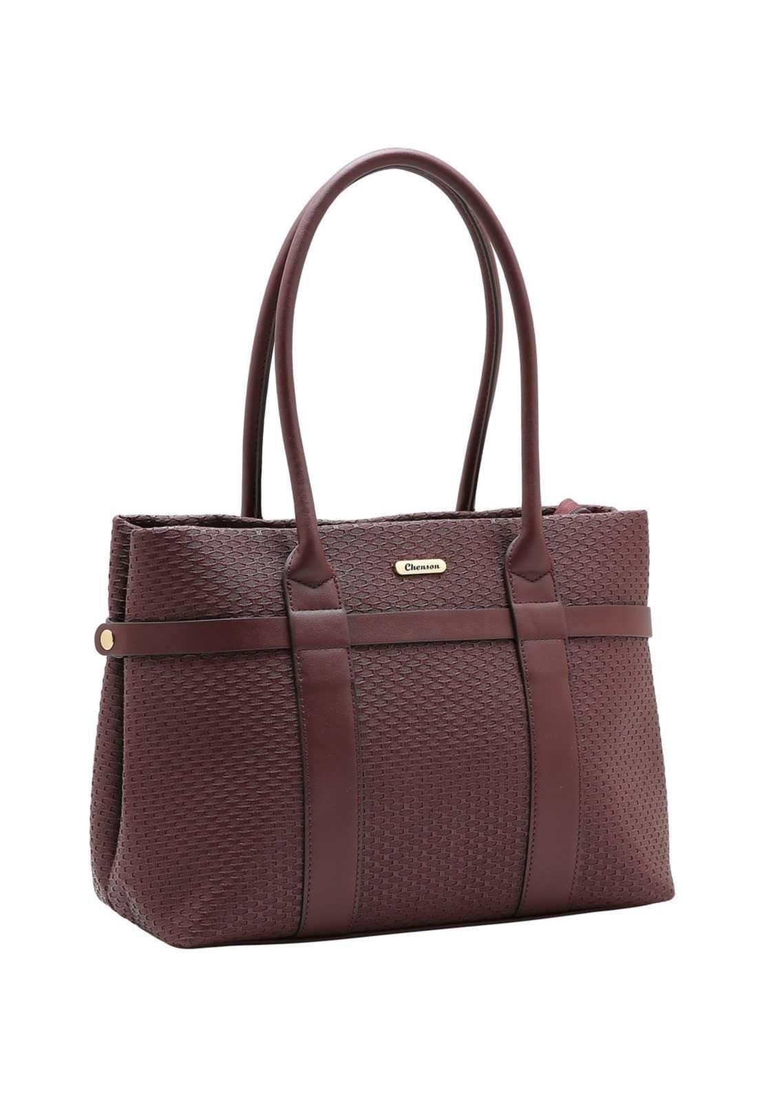 Bolsa Feminina Chenson Ombro Elegancia 3485943 Vinho