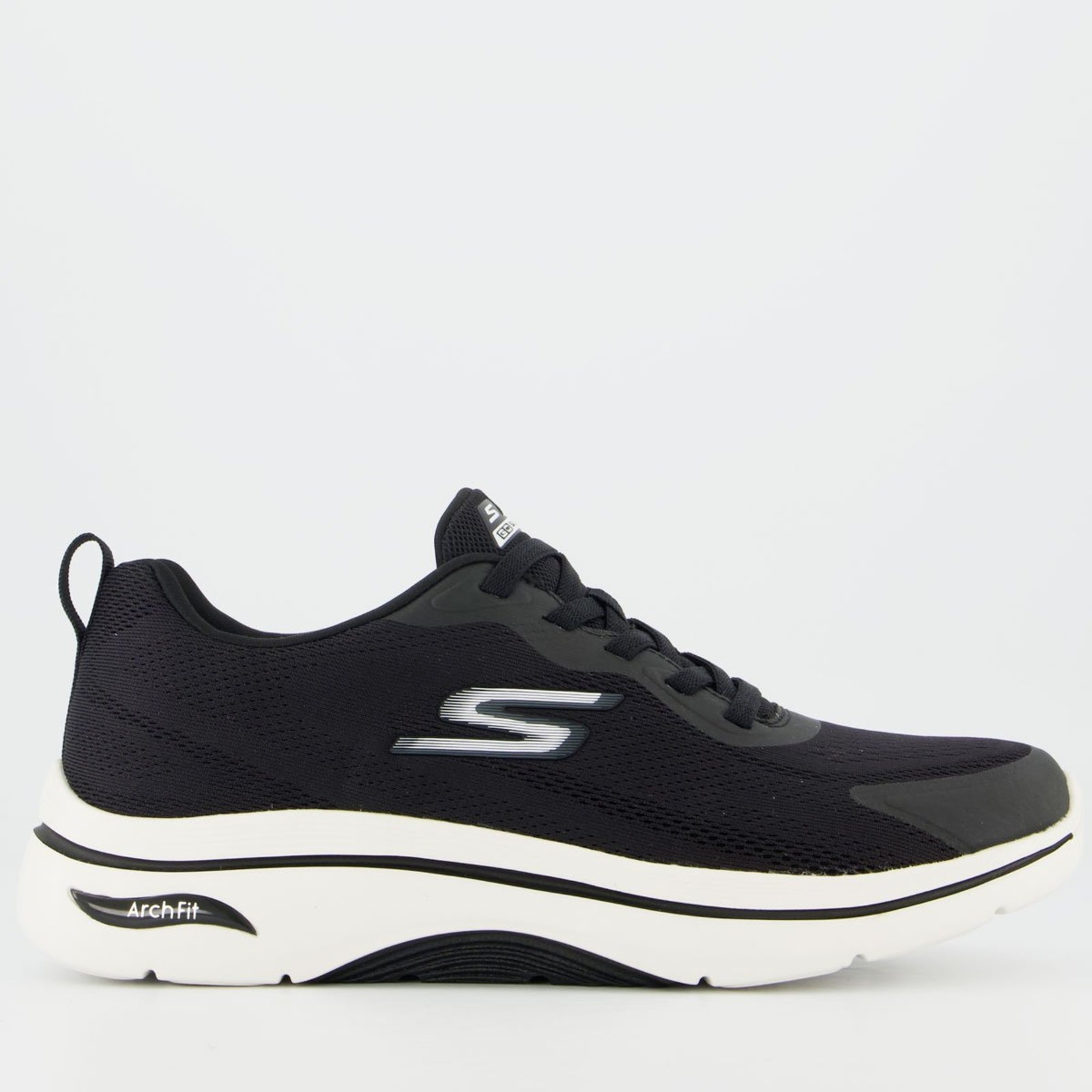 Tênis Skechers Go Walk Arch Fit 2.0 Preto e Branco