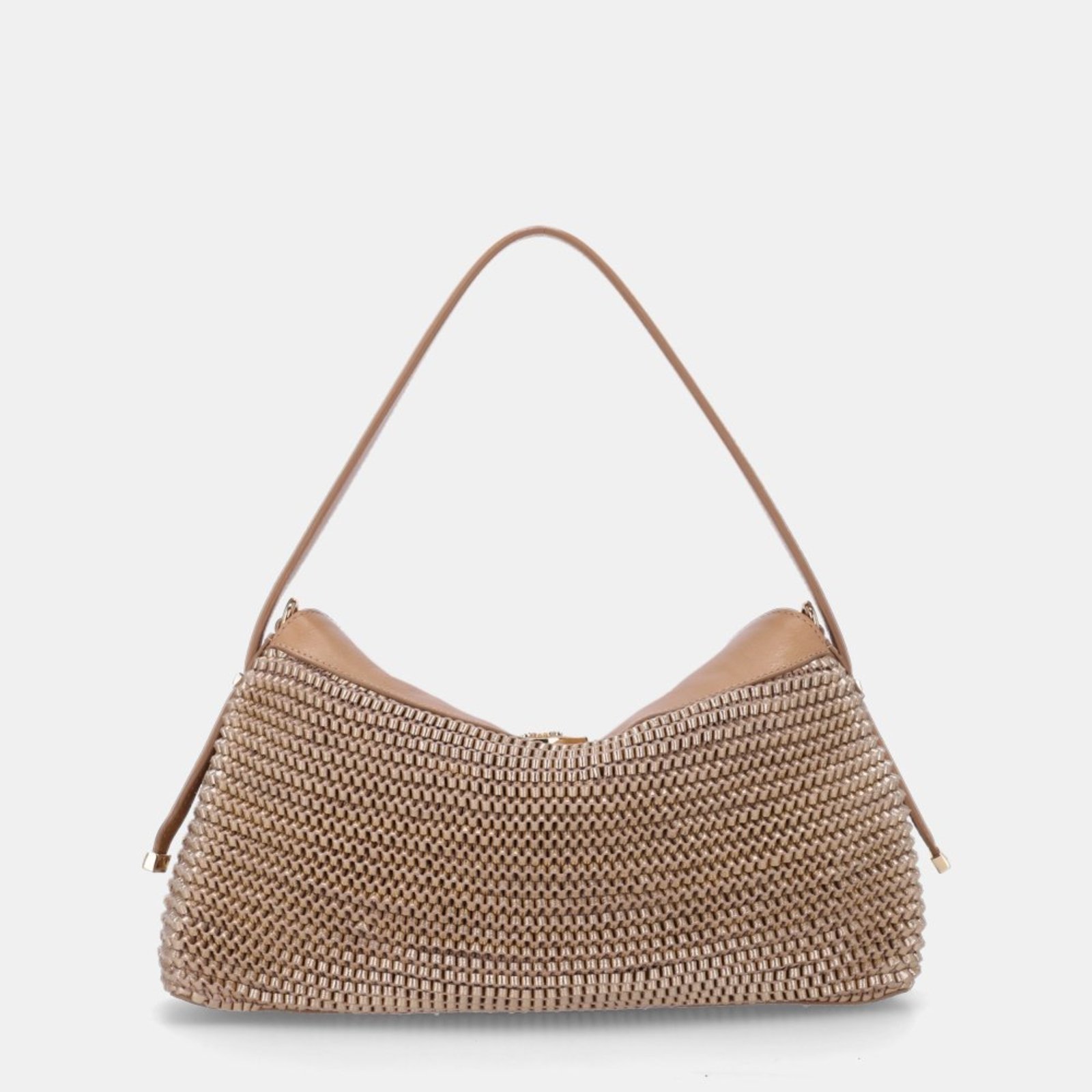 Vista 3 Bolsa Hobo Média Madras Luiz da Lua - 2000738 Luz Da Lua dourado Luz Da Lua dourado