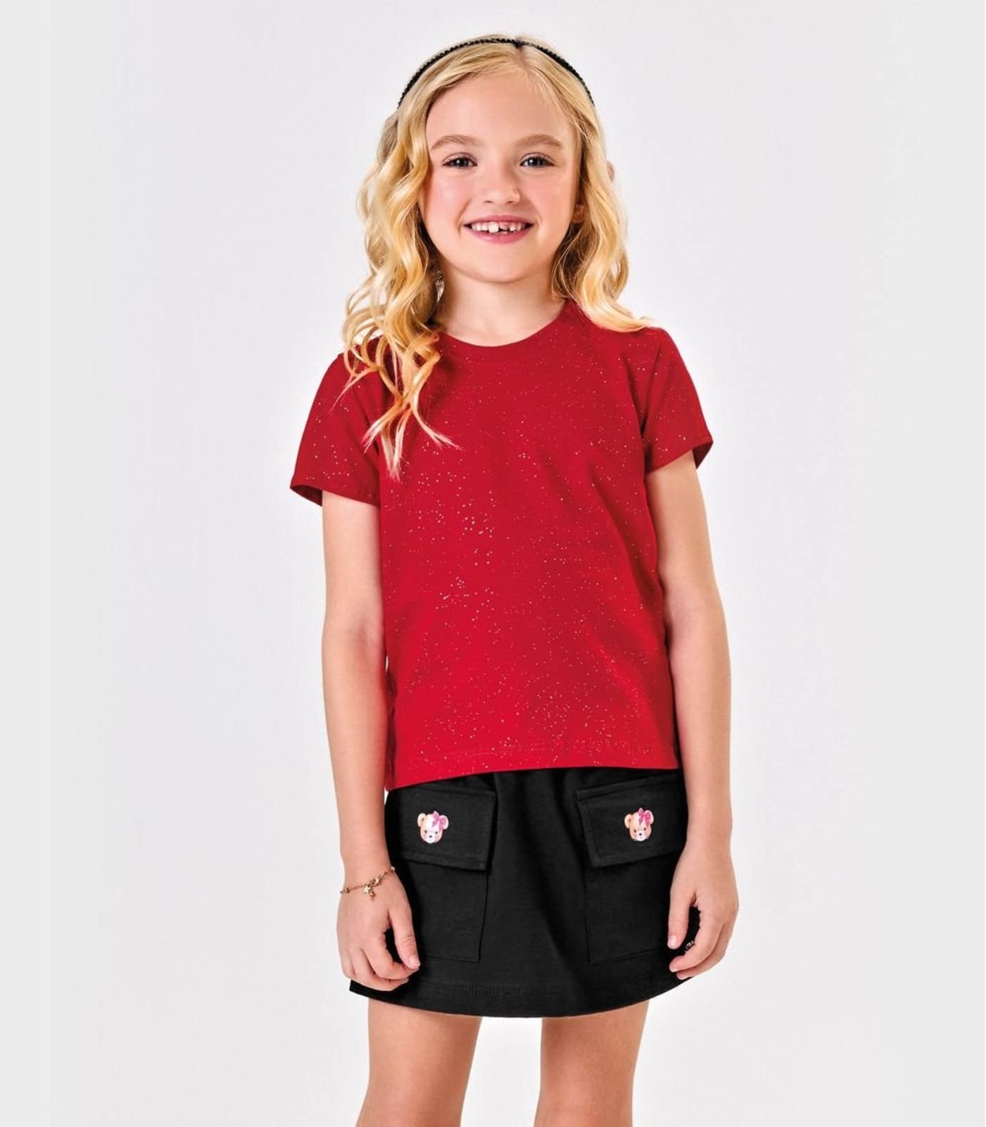 Infantil – Blusa Feminina Trick Nick Vermelho