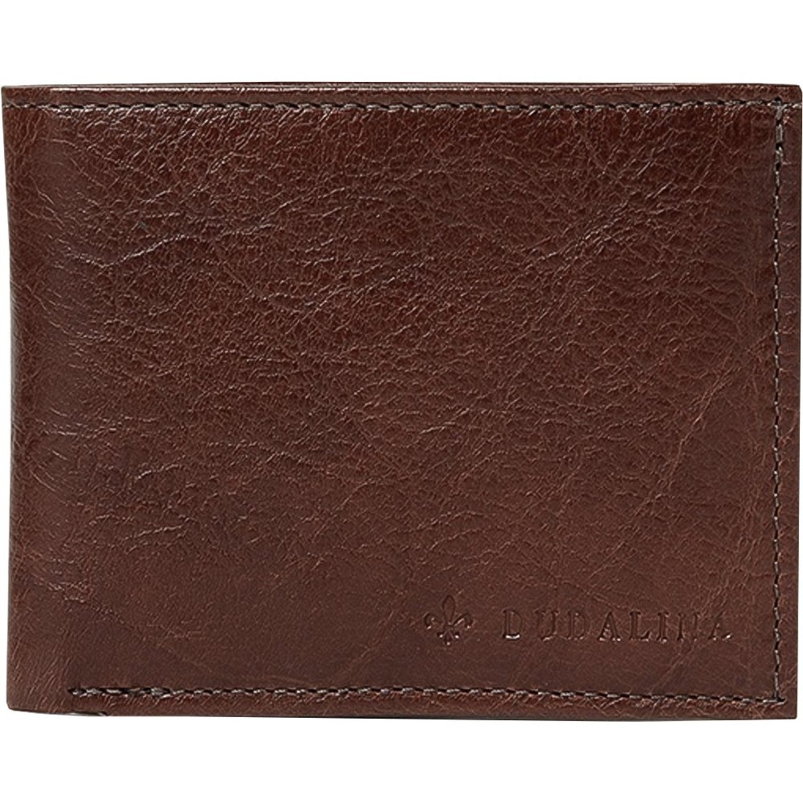 Carteira de Couro Dudalina Basic Pr27 Marrom Masculino