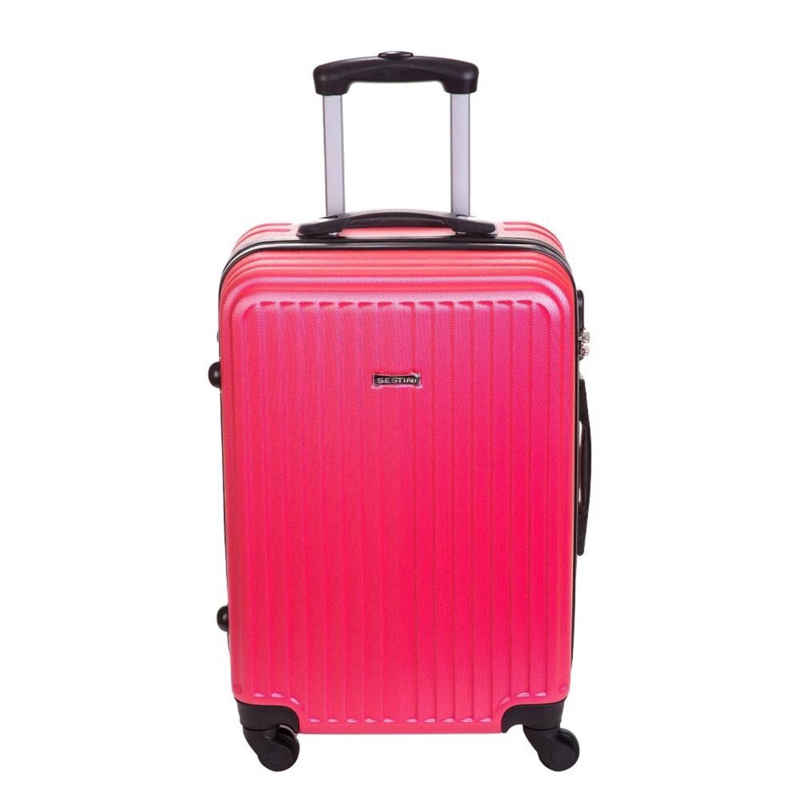 Vista 2 Infantil - Mala De Viagem Sestini 360 Atlanta 2 Média Rosa incolor rosa Sestini incolor rosa