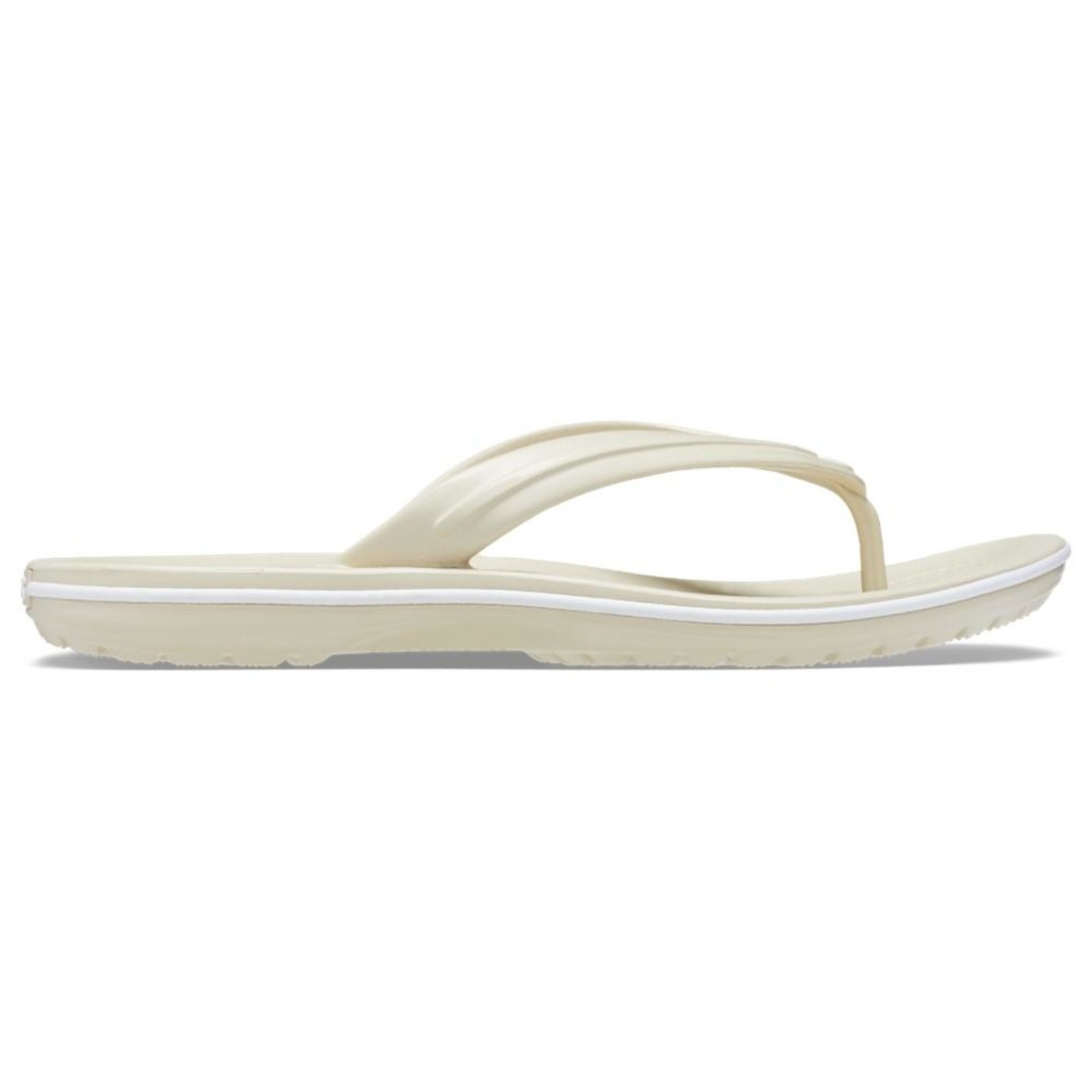 Chinelo crocs crocband flip bone - 38 Bege