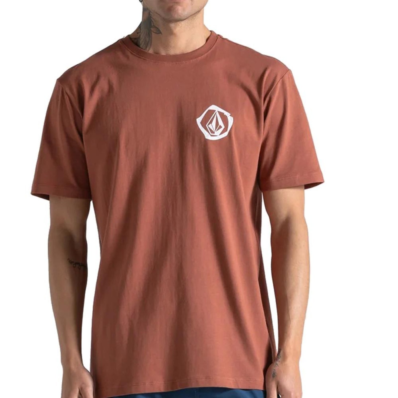 Camiseta Volcom Wavvyy SM26 Masculina Vermelho