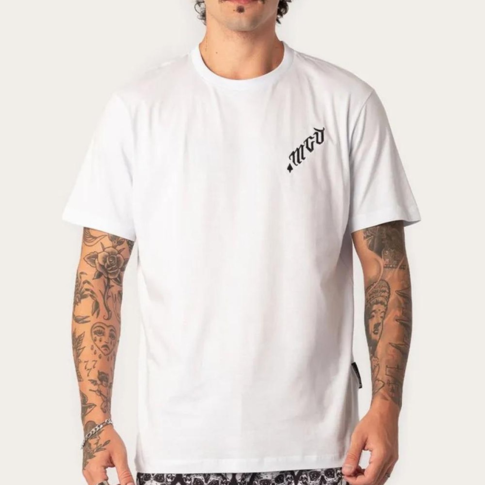 Camiseta MCD More Core Division Centr SM26 Masculina Branco