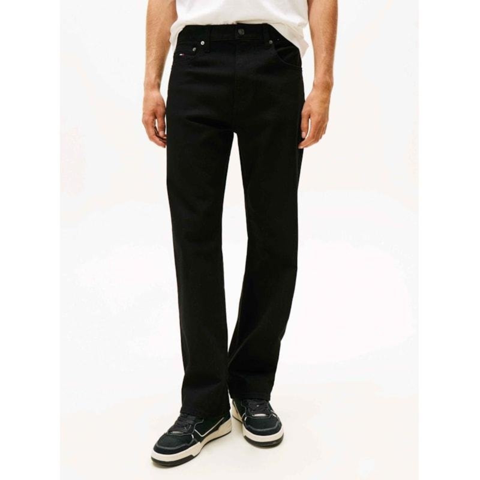 Calça Jeans Otis Reta Tingida Cinza