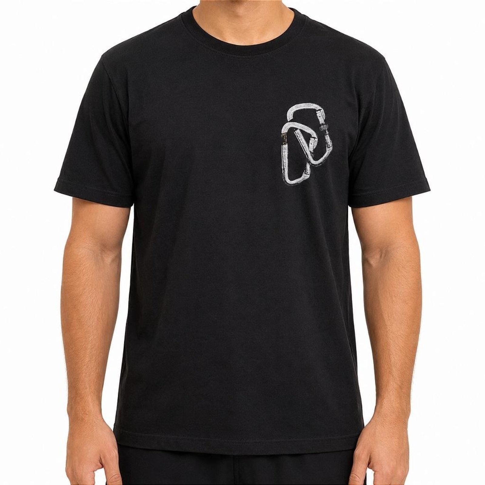 Camiseta Osklen Vintage Mosquetão Masculina Preto