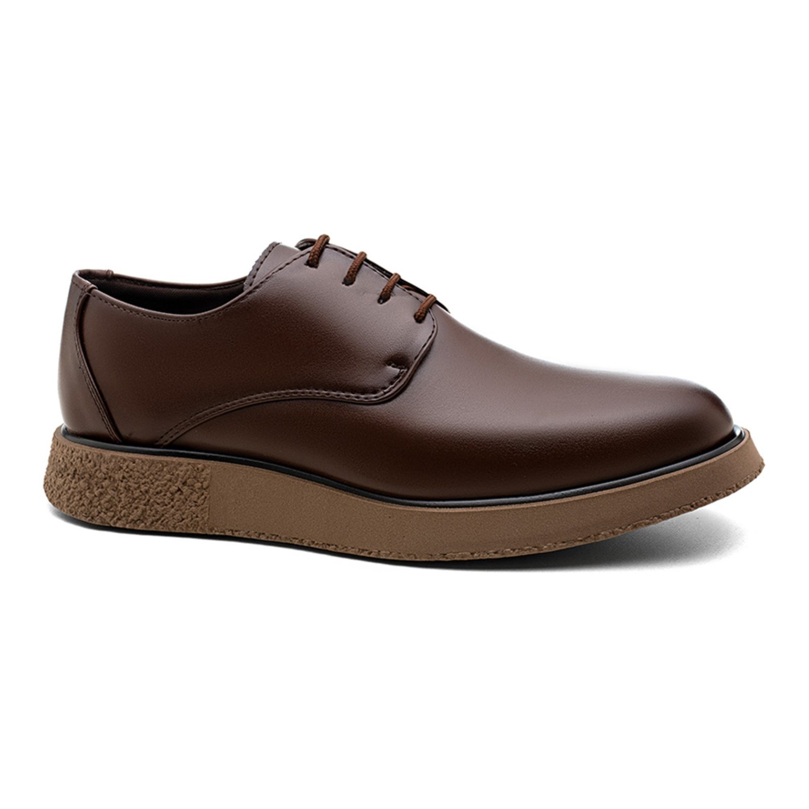 Sapato Masculino Casual Derby New Crepe Premium