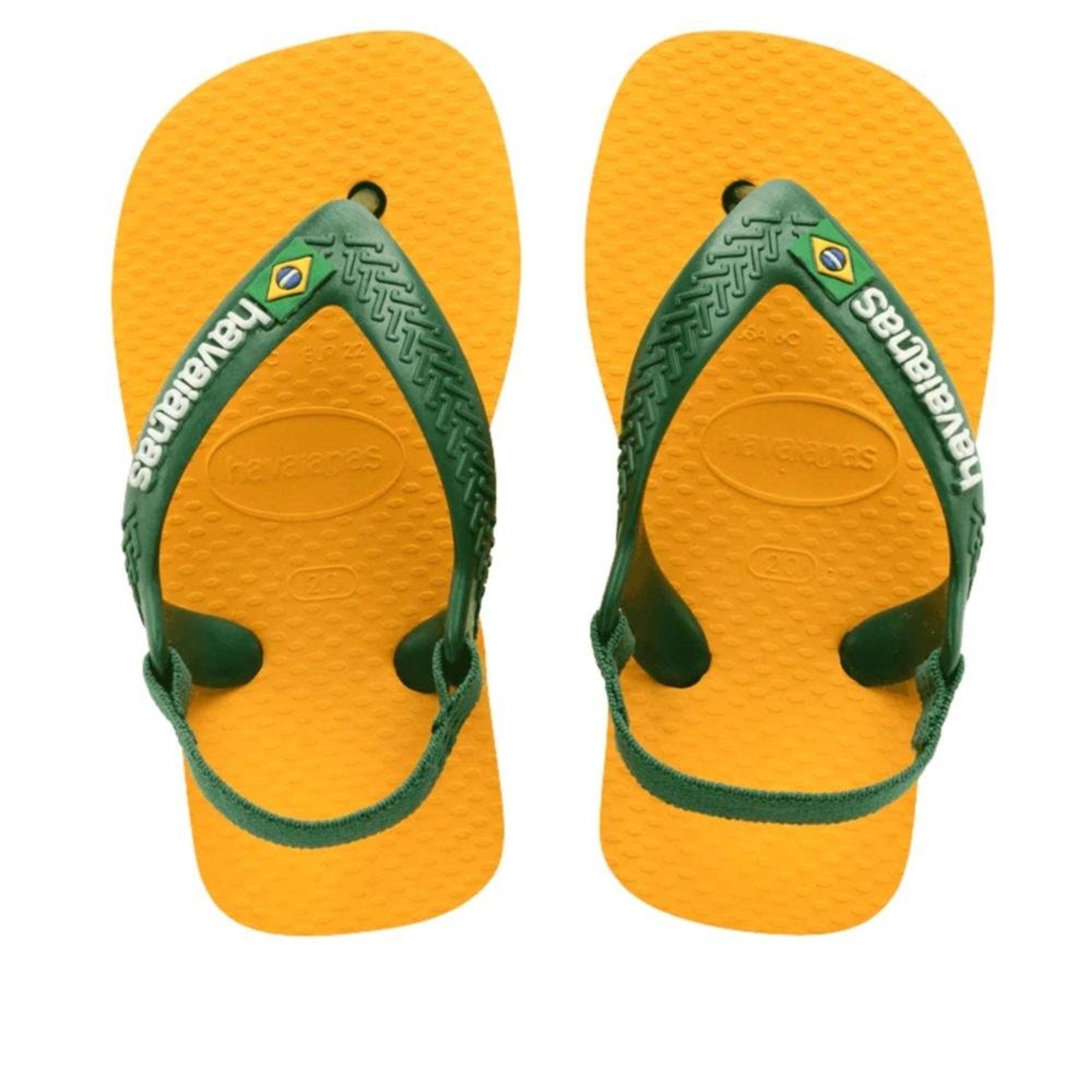 Infantil - Chinelo Havaianas Logomania Amarelo Incolor