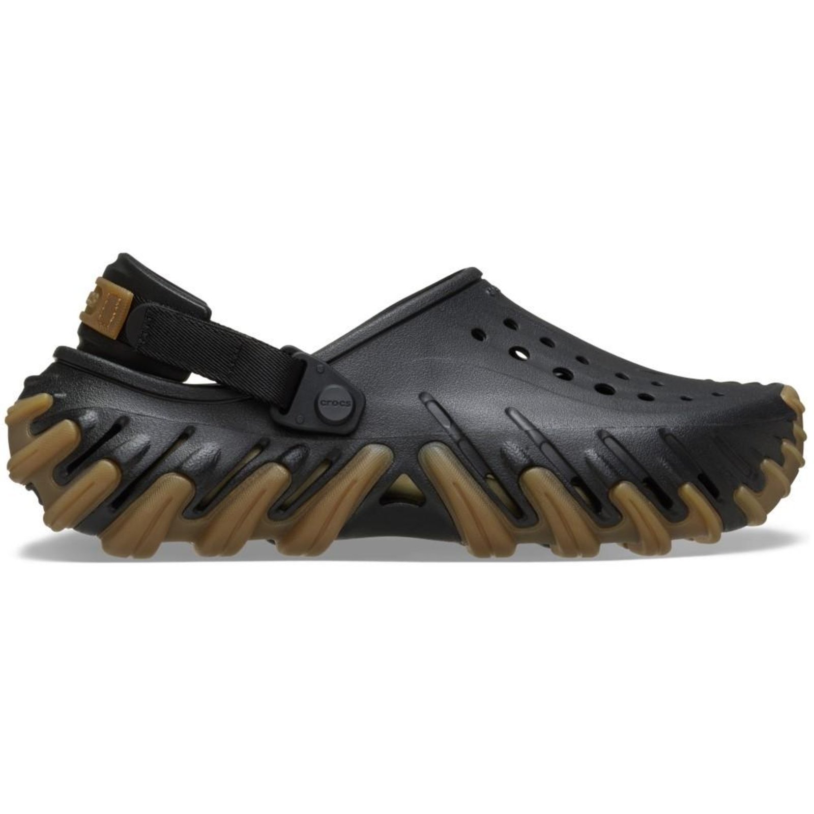 Sandália Crocs Echo Gum Ro Clog Black Preto
