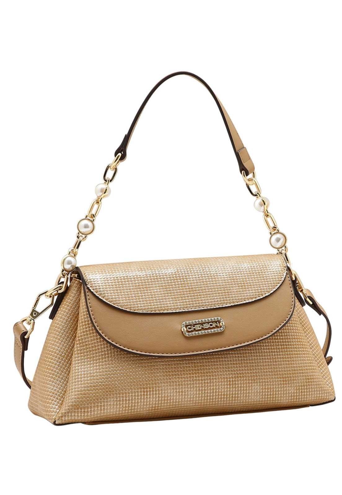 Bolsa Feminina Chenson Glamour 3485832 Bege