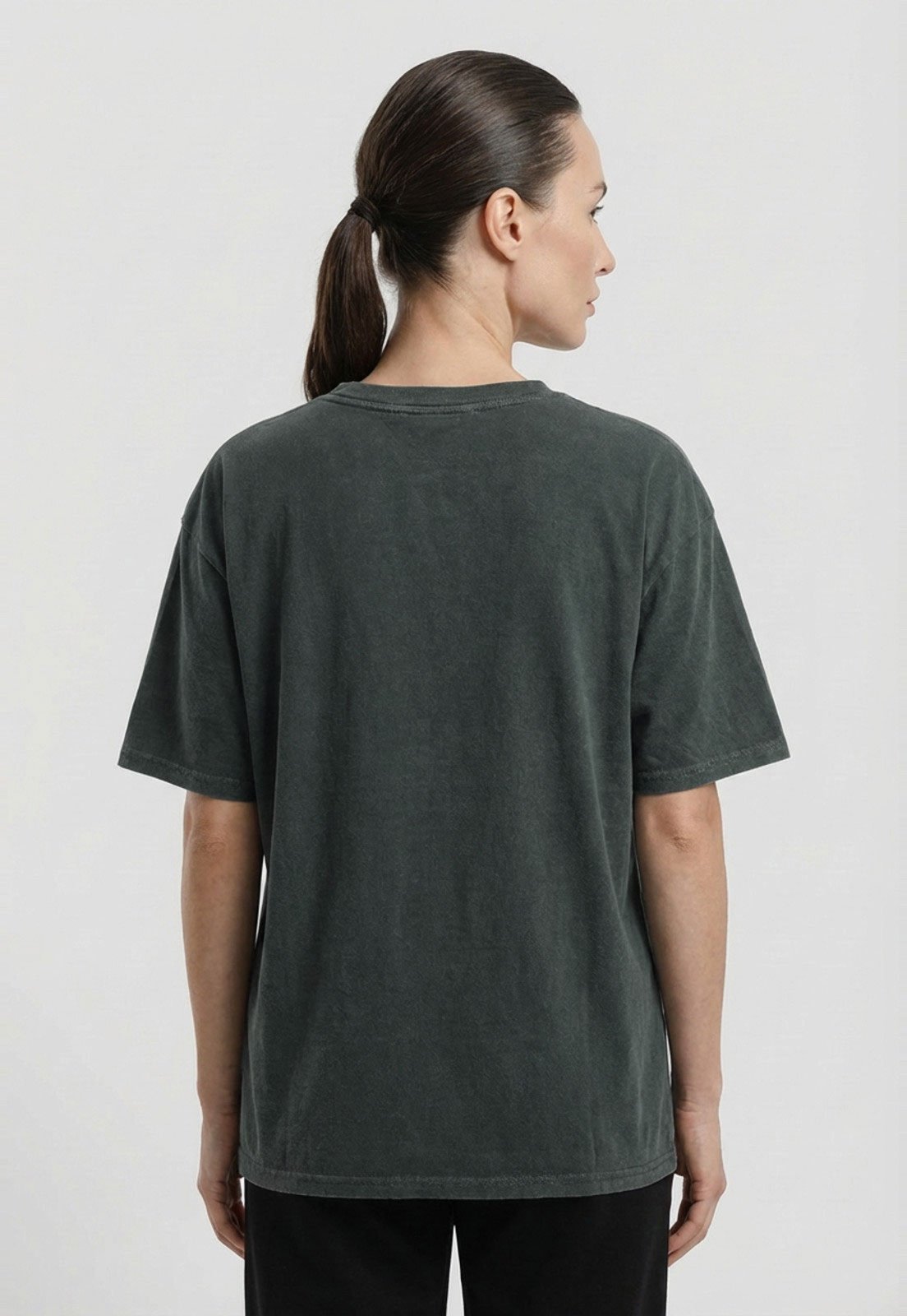 Vista 3 Camiseta Feminina Vans Knit Estampa Gato verde Vans verde