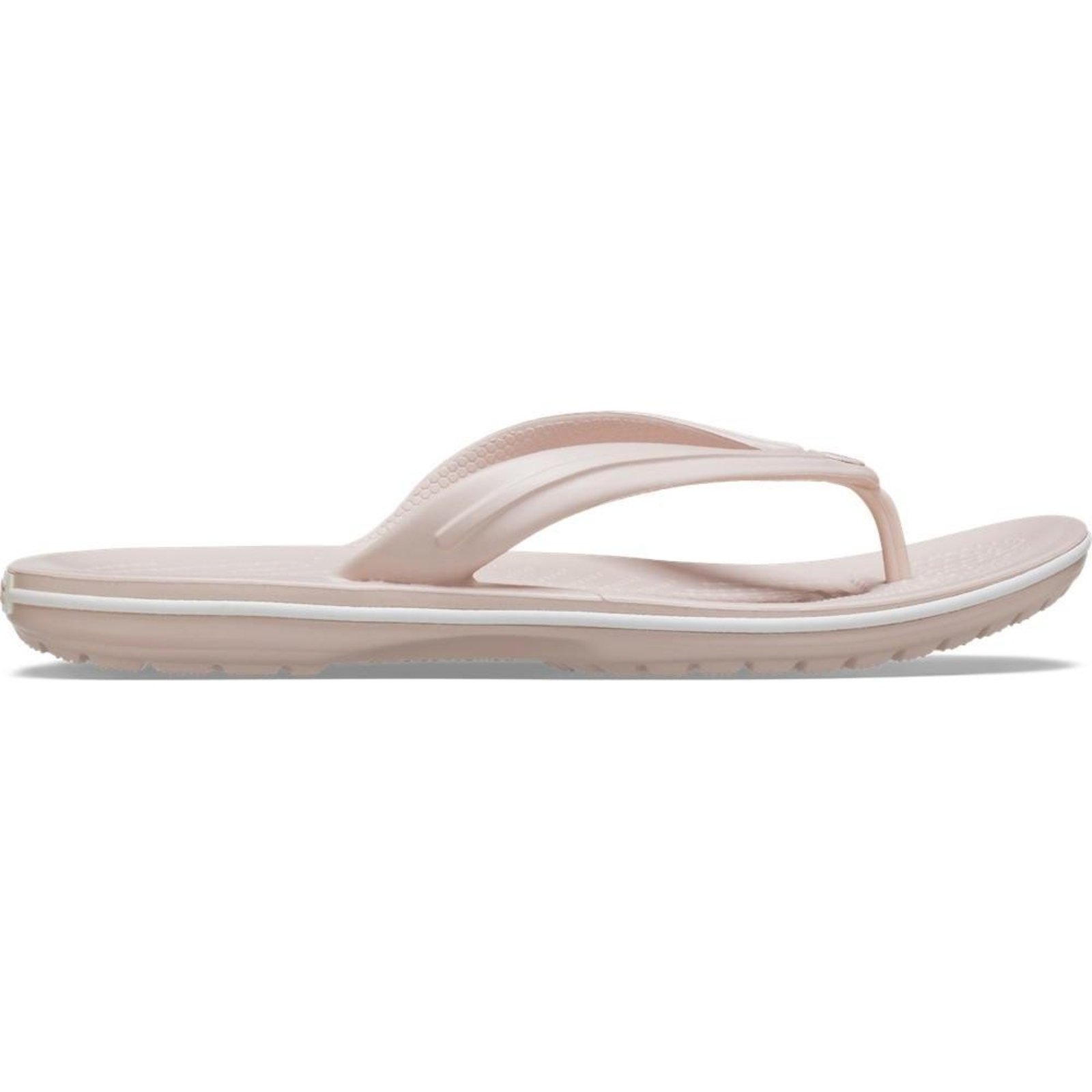 Chinelo crocs crocband flip quartz Bege