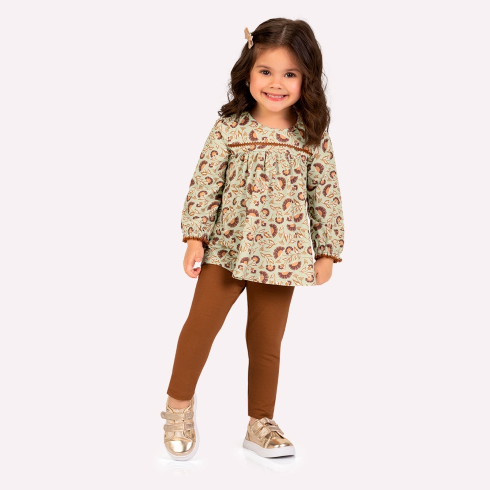 Infantil - Conjunto Menina Estampa Milon