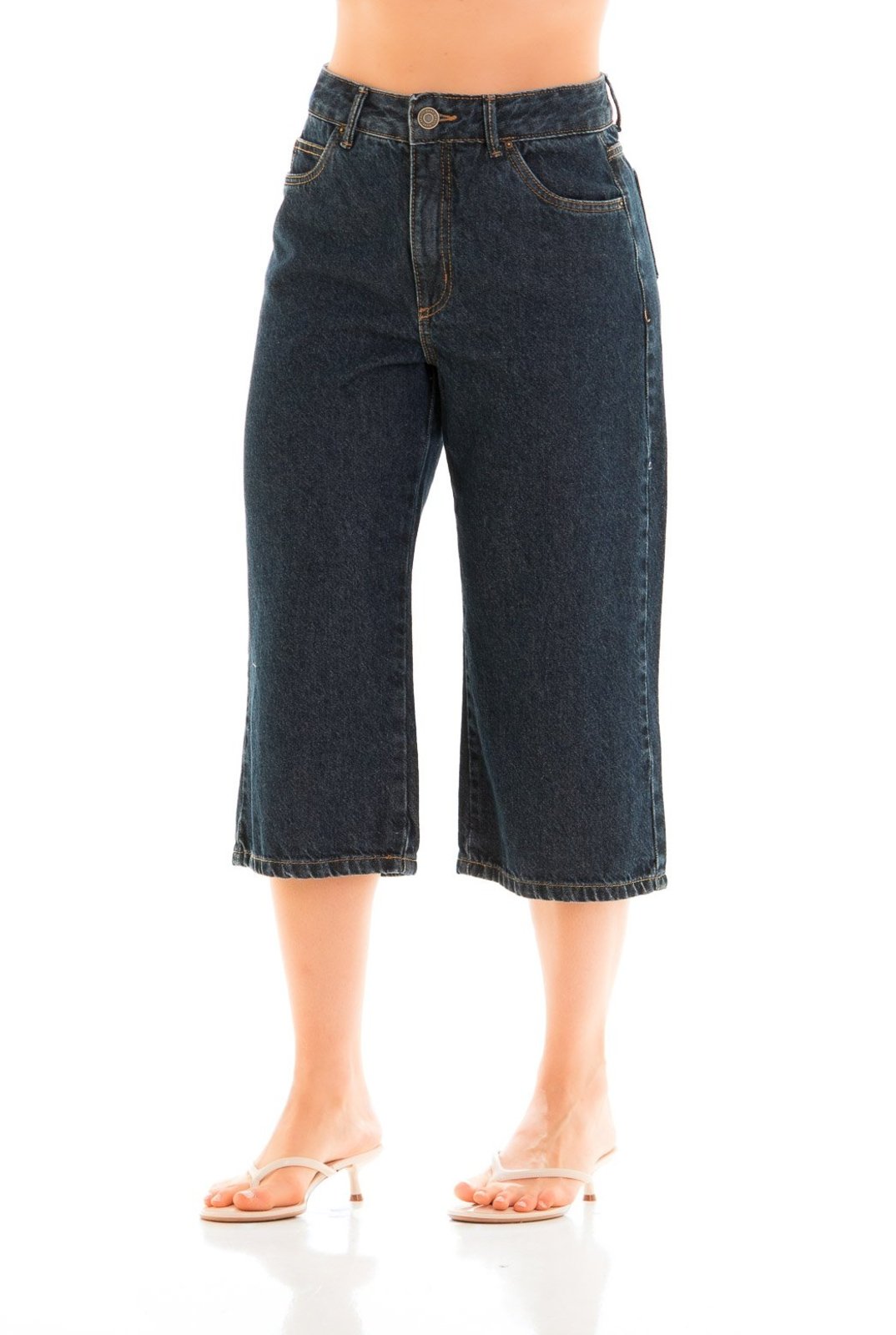 Pantacourt Jeans Feminina Arauto