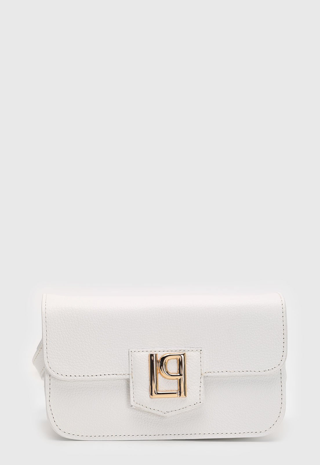 Bolsa Feminina Lança Perfume Fecho Metálico Branca