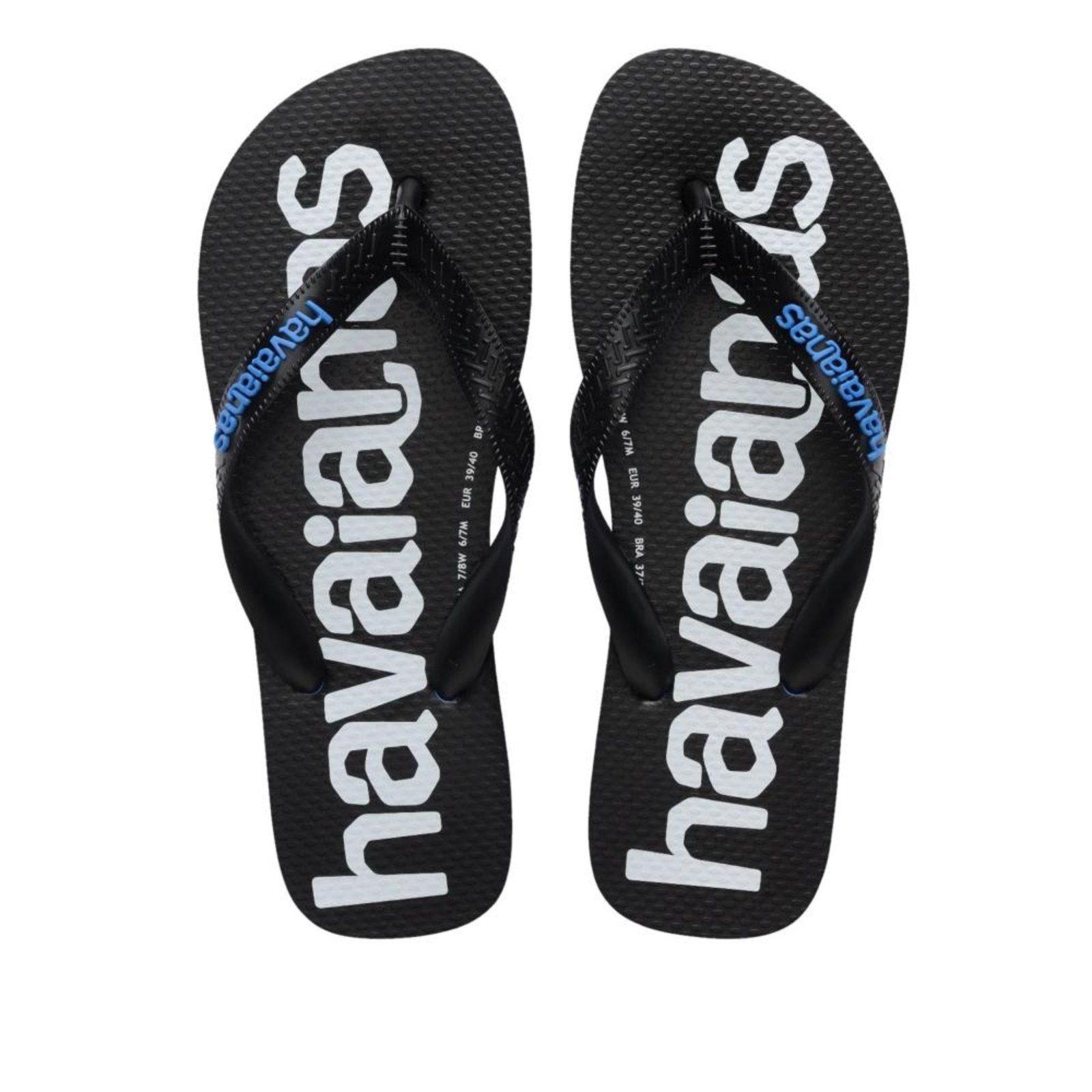 Chinelo Masculino Havaianas Logomania2 Fc Azul/Preto Incolor