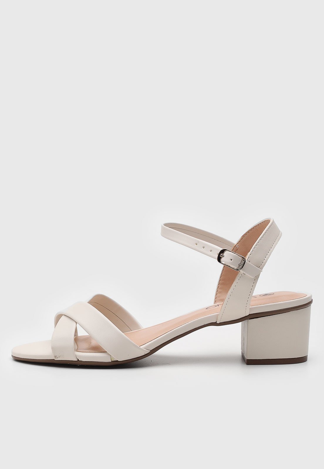 Sandália Via Uno Liso Off-White