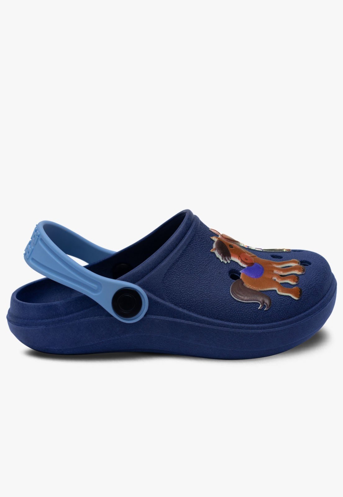 Vista 3 Infantil - Sandalia Babuche Pópidi Menino Cowboy azul marinho Pópidí azul marinho