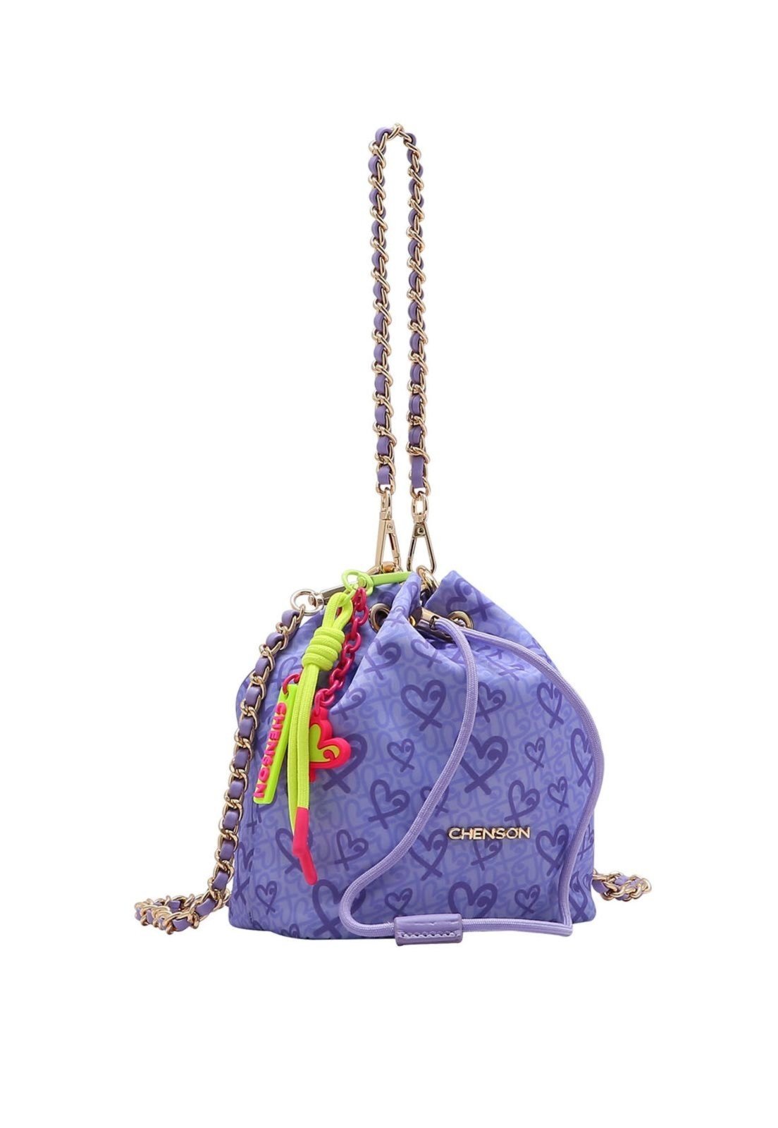 Bolsa Feminina Chenson Heart Lilas 3784775