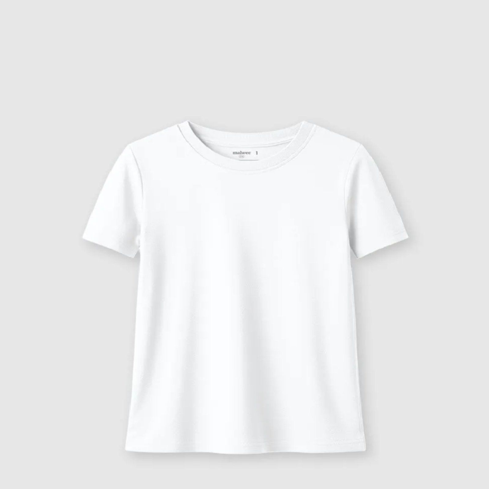 Blusa Menina Decote Redondo Em Algodão Malwee