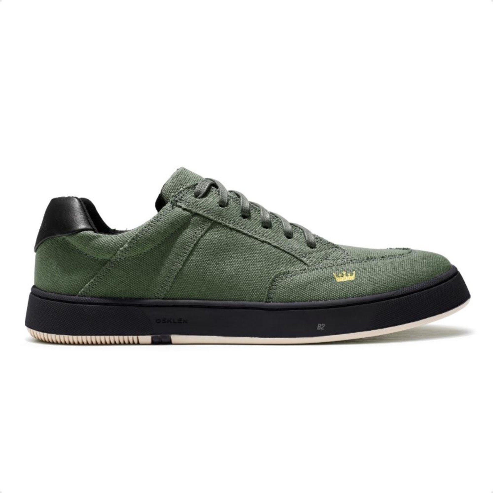 Tênis Osklen Soho Lona Black Sole Masculino Verde
