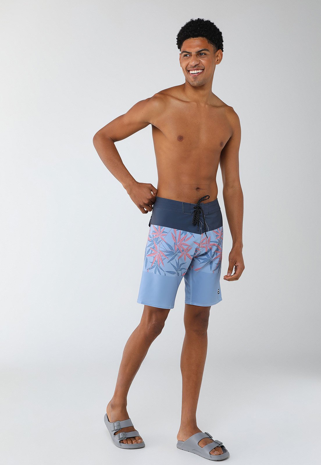 Vista 3 Boardshort Masculino Billabong Tribong Pro 19 azul Billabong azul