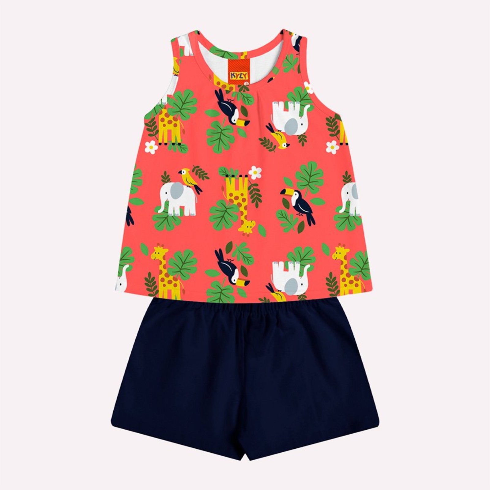 Infantil - Conjunto Menina Estampado Kyly