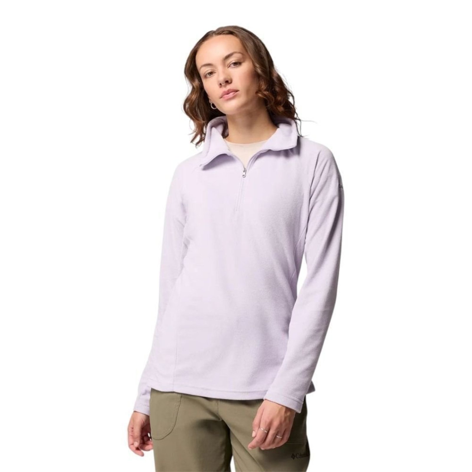 Jaqueta Columbia Fleece Glacial IV 1/2 Zip Feminina - Roxo - Columbia