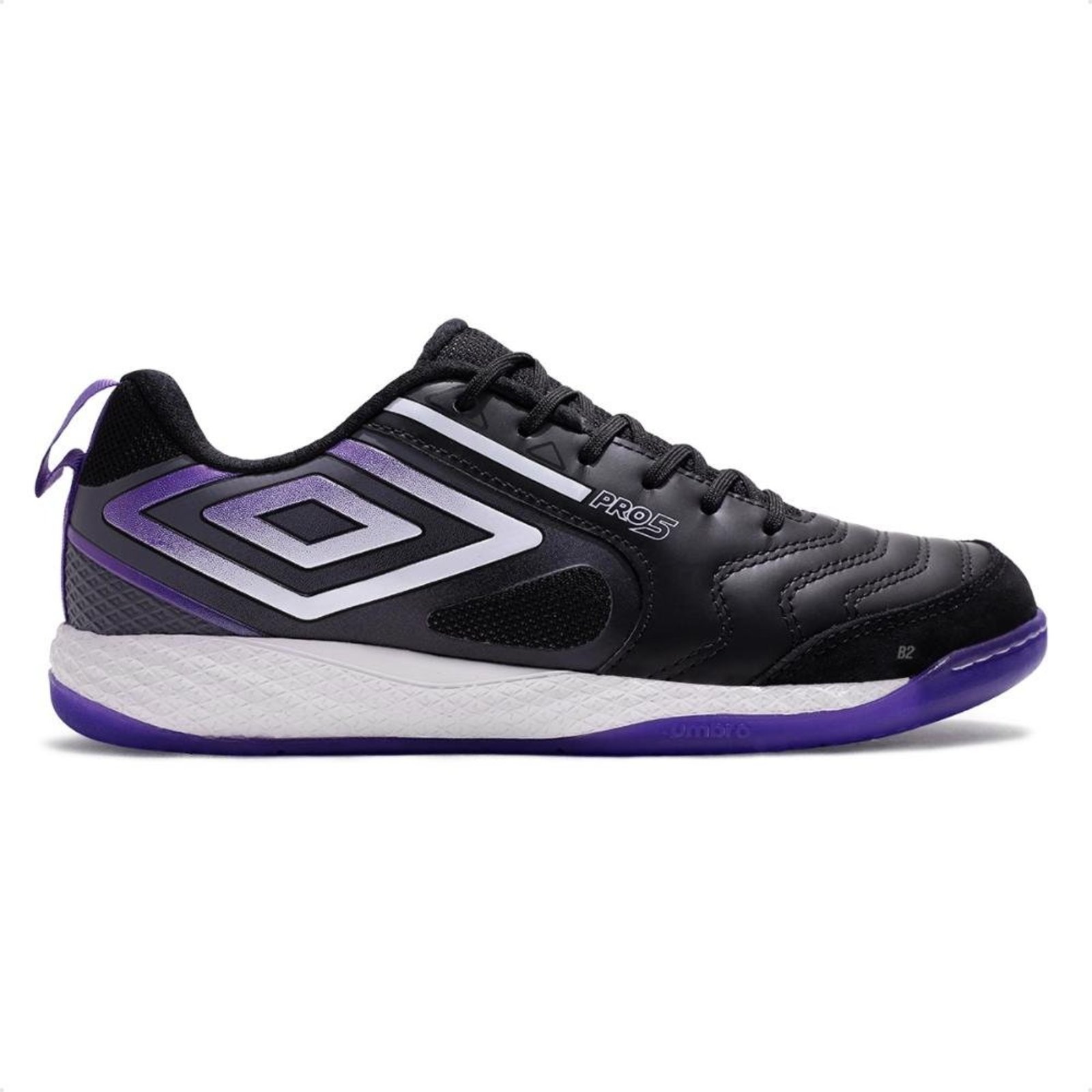Chuteira Futsal Umbro Pro 5 Bump Masculina Preto