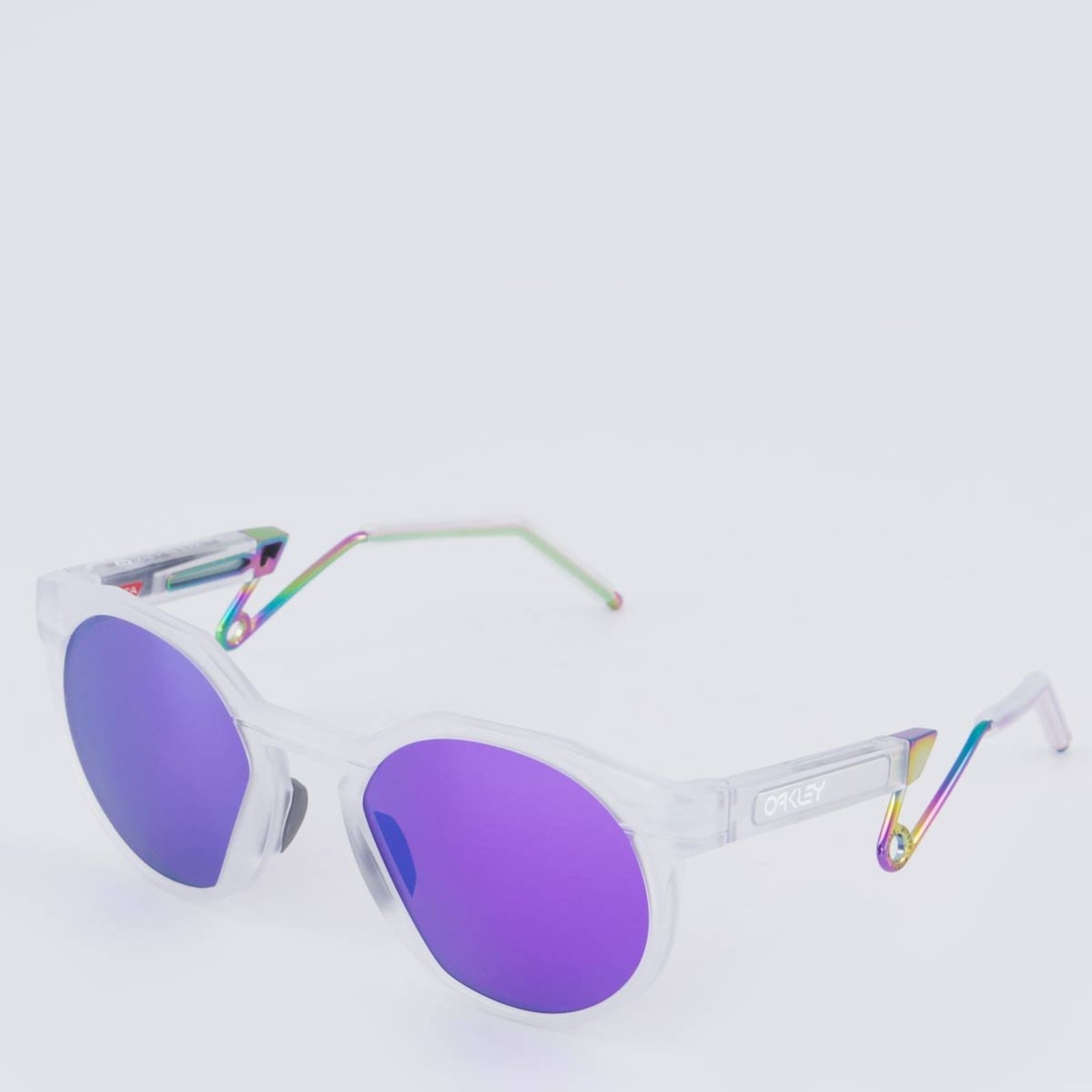 Óculos de Sol Oakley HSTN Metal Cinza e Roxo