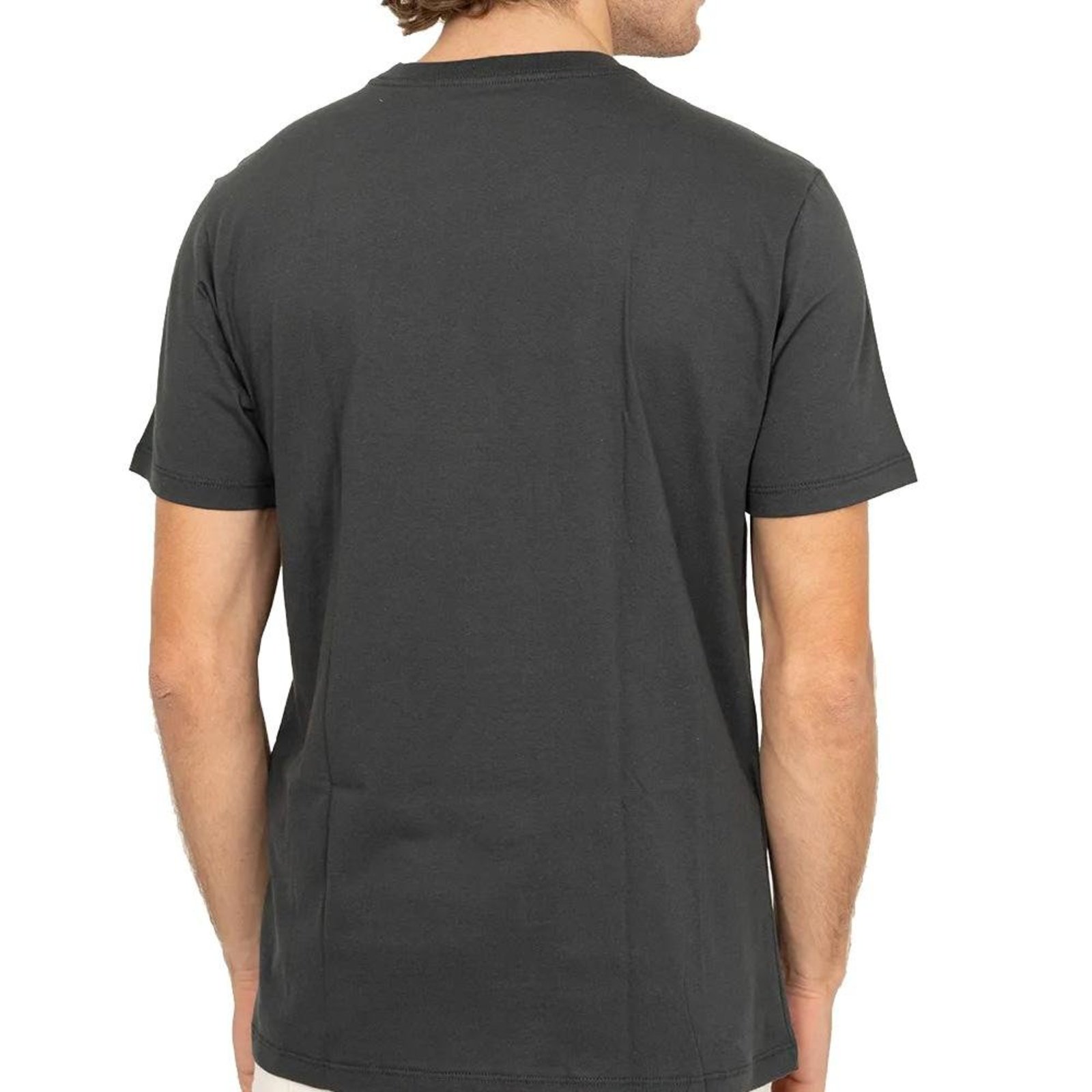 Camiseta Quiksilver Gradient Type New Wave WT26 Cinza Escuro