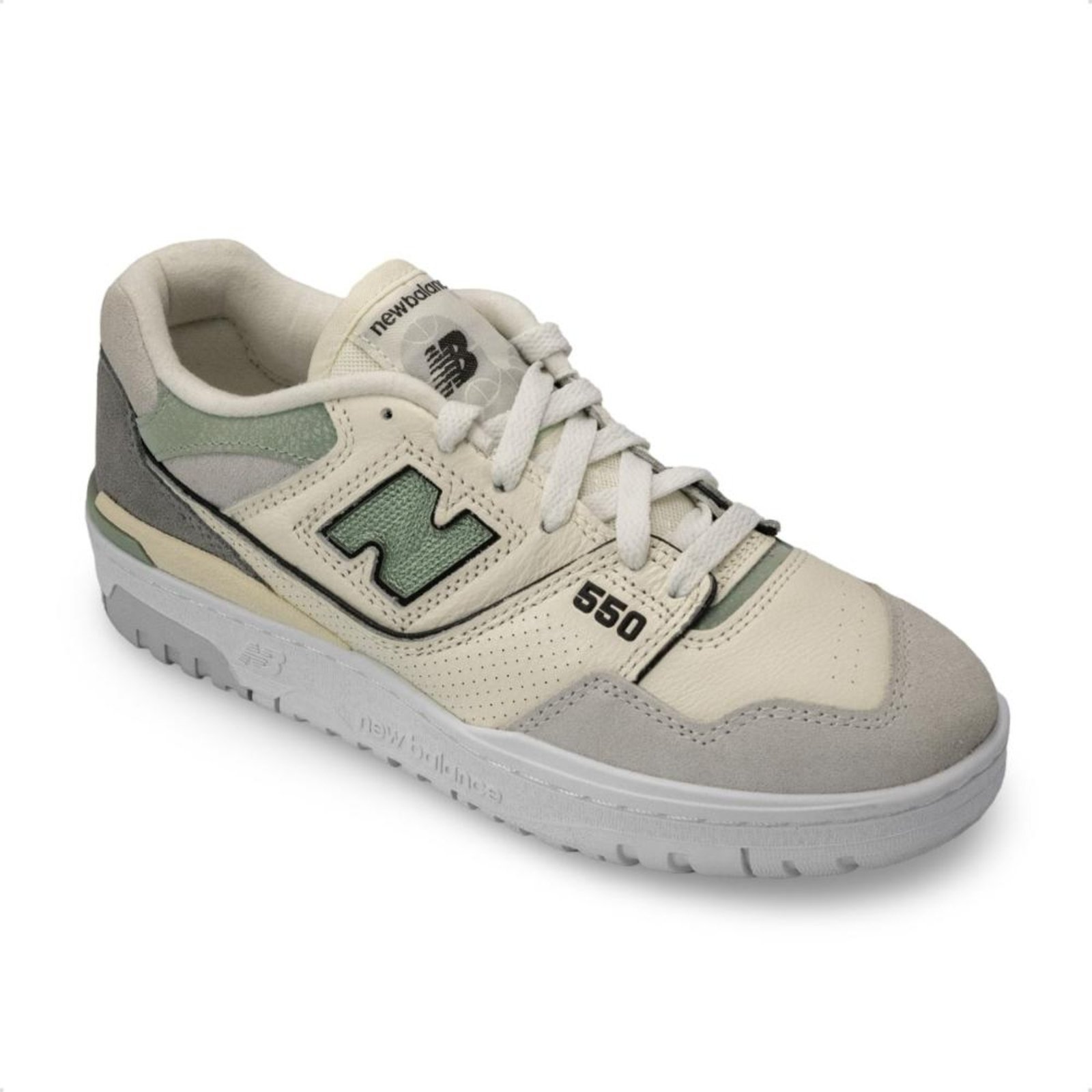 Vista 3 Tênis New Balance Feminino 550 bege bege