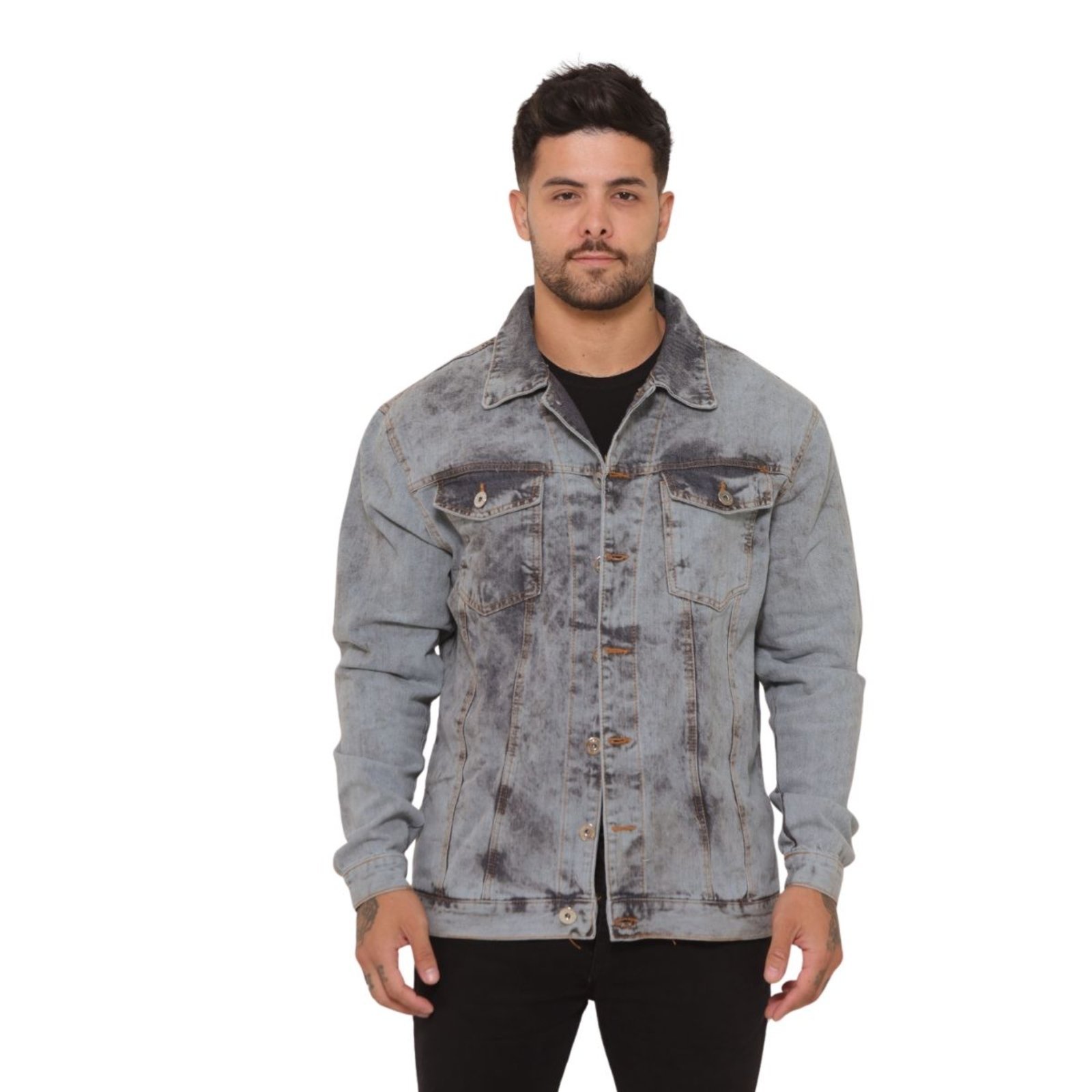 Jaqueta Moda Masculina Manchada Marley