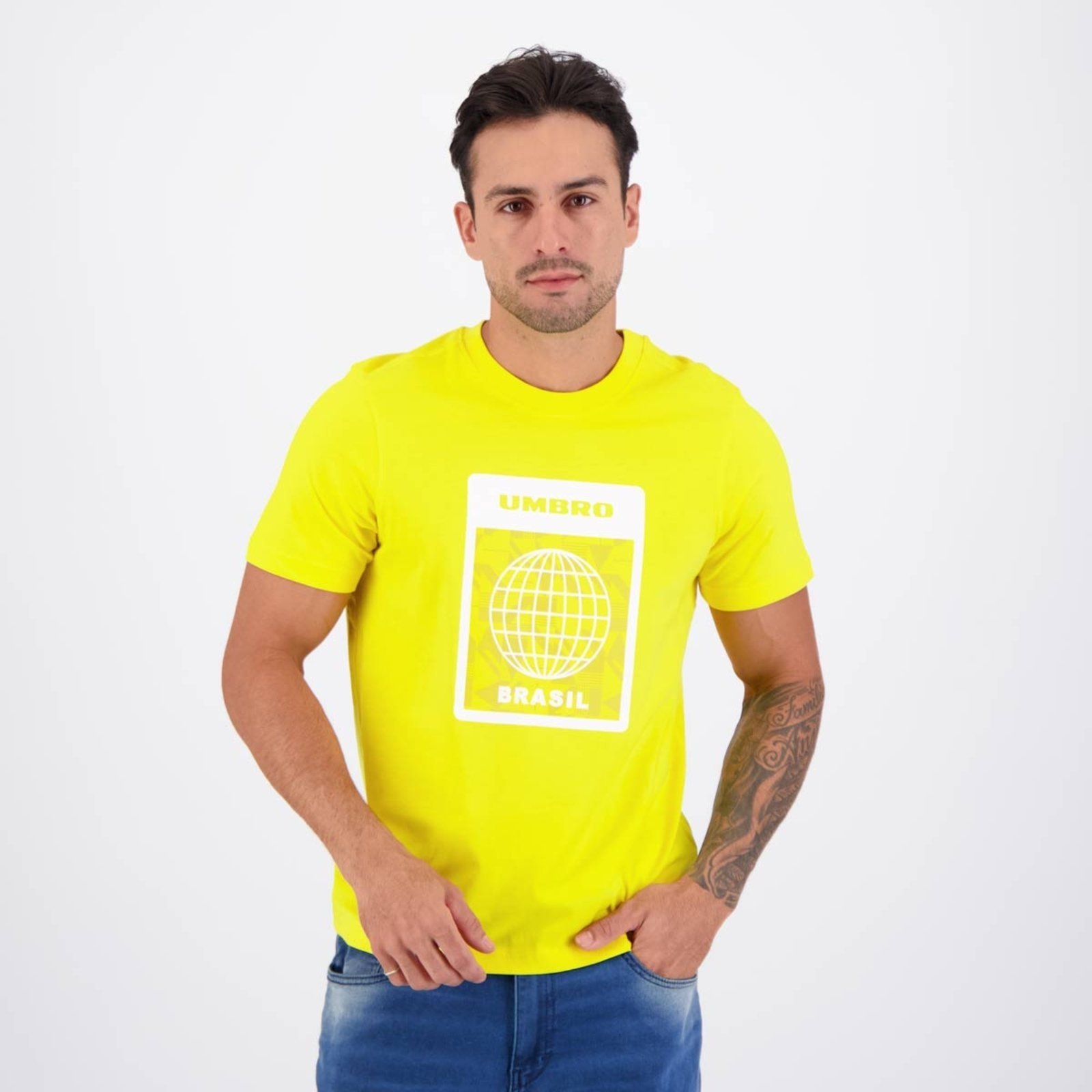 Camiseta Umbro CGT Brazil Amarela